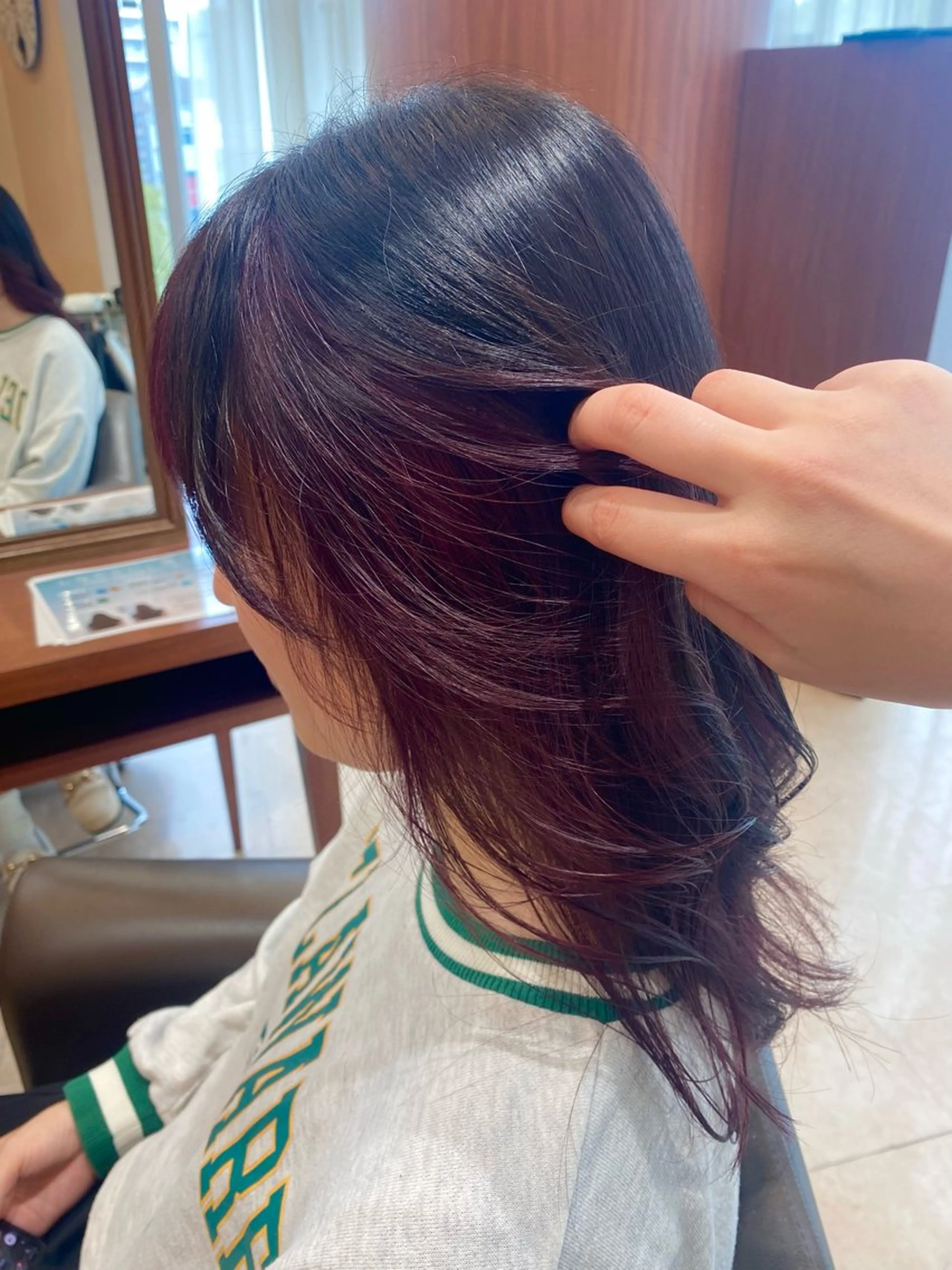 ミディアム カラー ピンクカラー ヘアカラー Reginavita栄店 【レジナヴィータ】所属・鈴木 二依奈のヘアスタイル