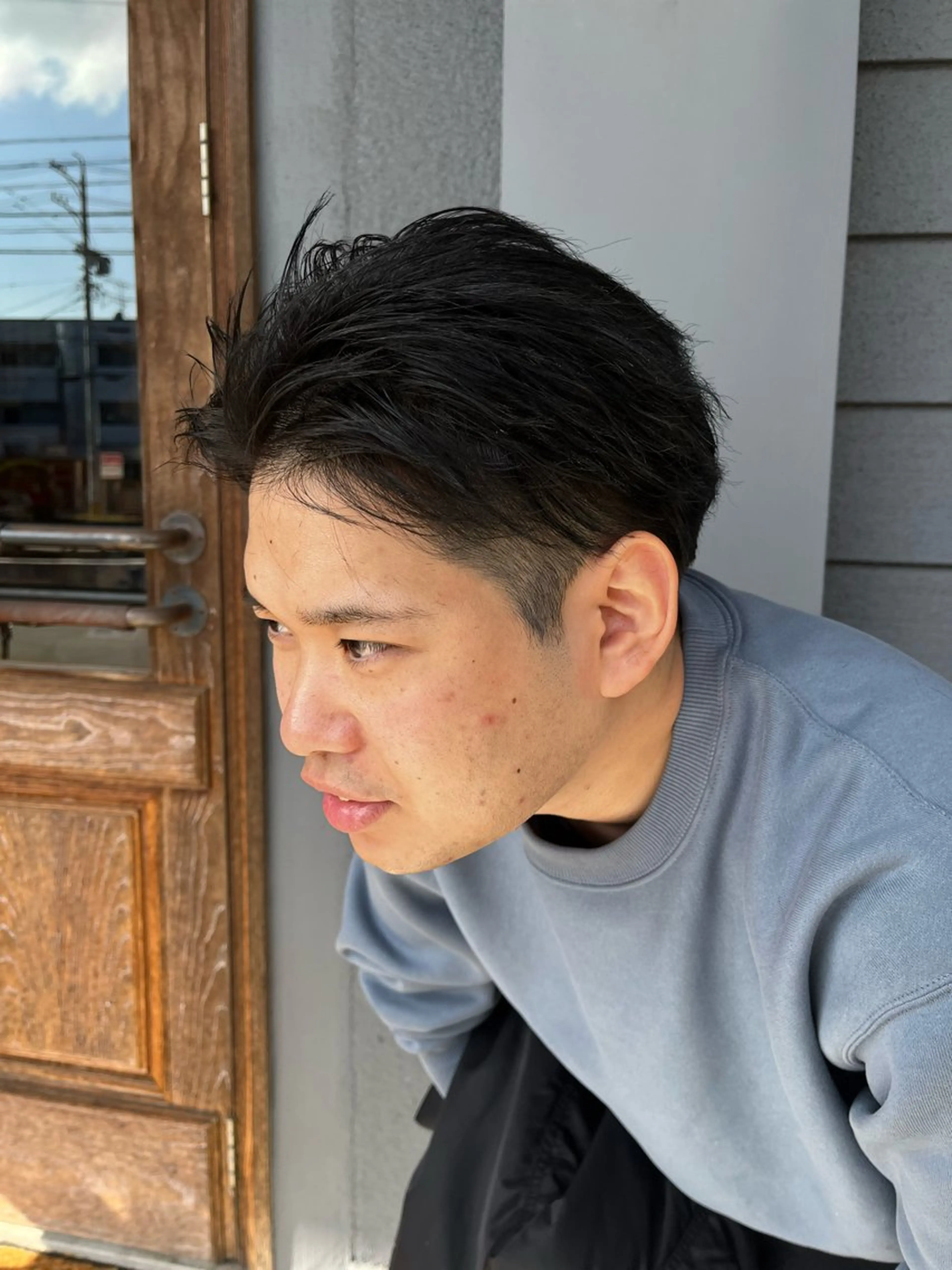 ショート メンズ カット ヘアカラー シマダ ユウナのヘアスタイル