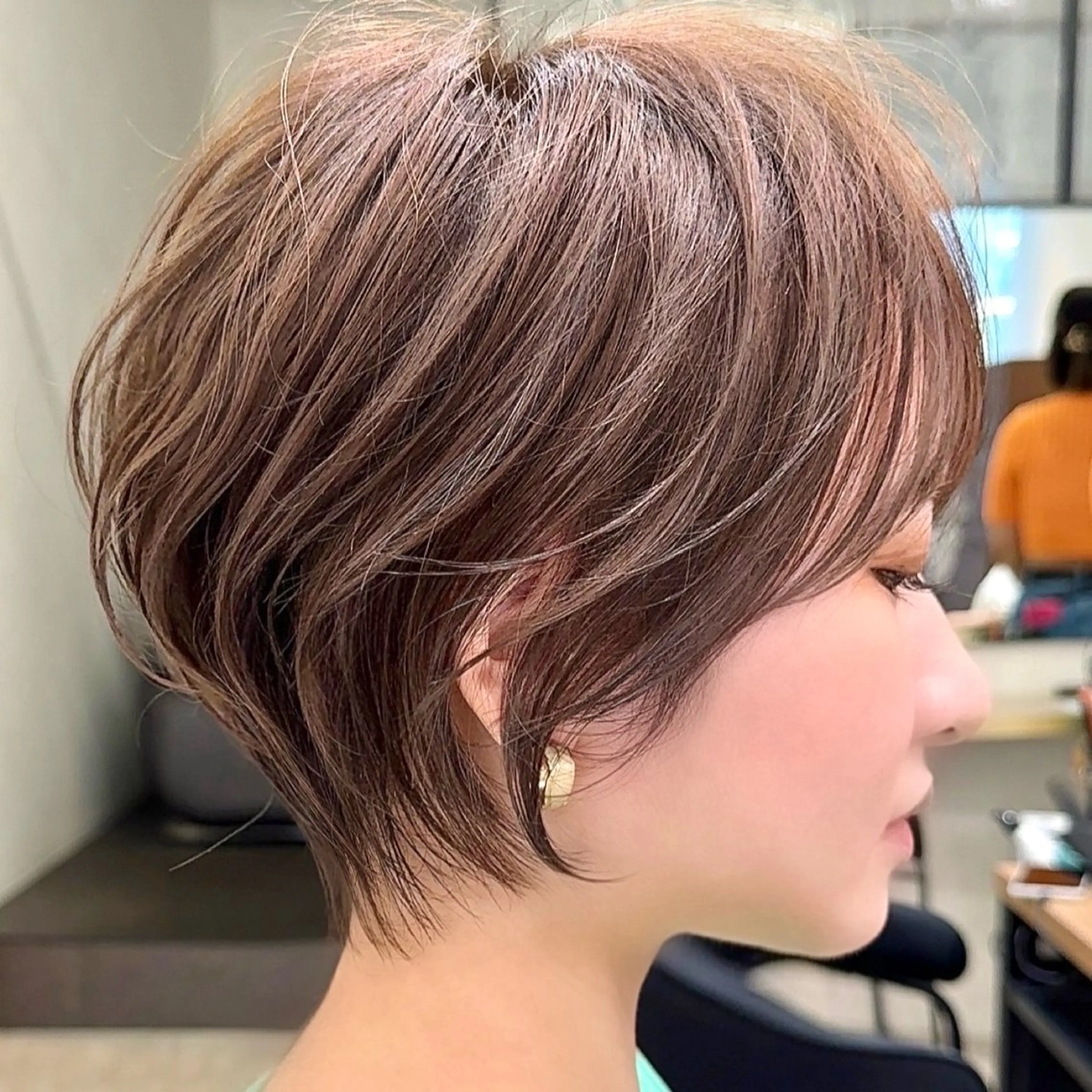 ショート カラー ショート/ボブ/ 髪質改善🍒hiyuのヘアスタイル