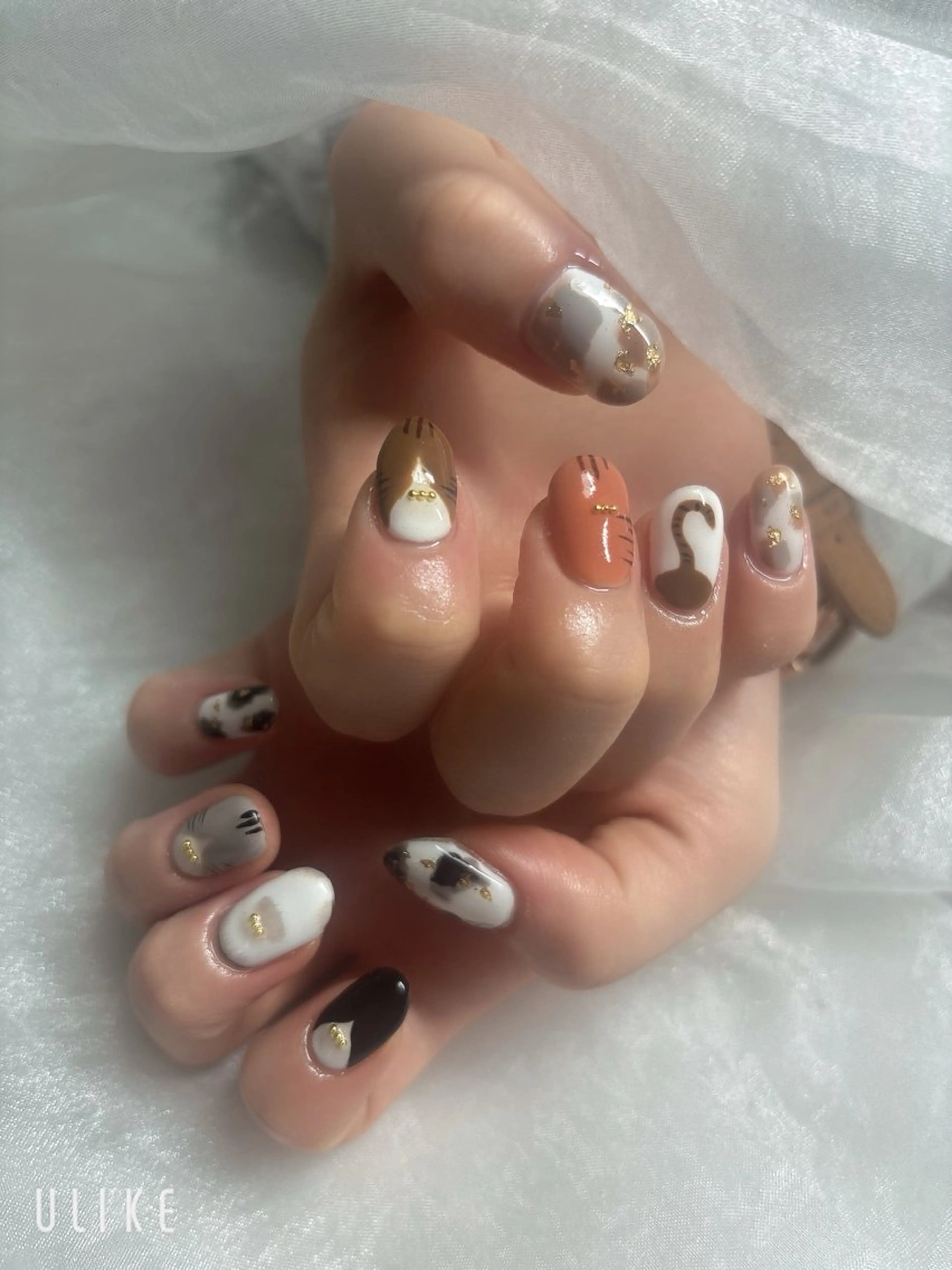 ネイル ハンドネイル BABY LION :Fumiyoのネイルデザイン