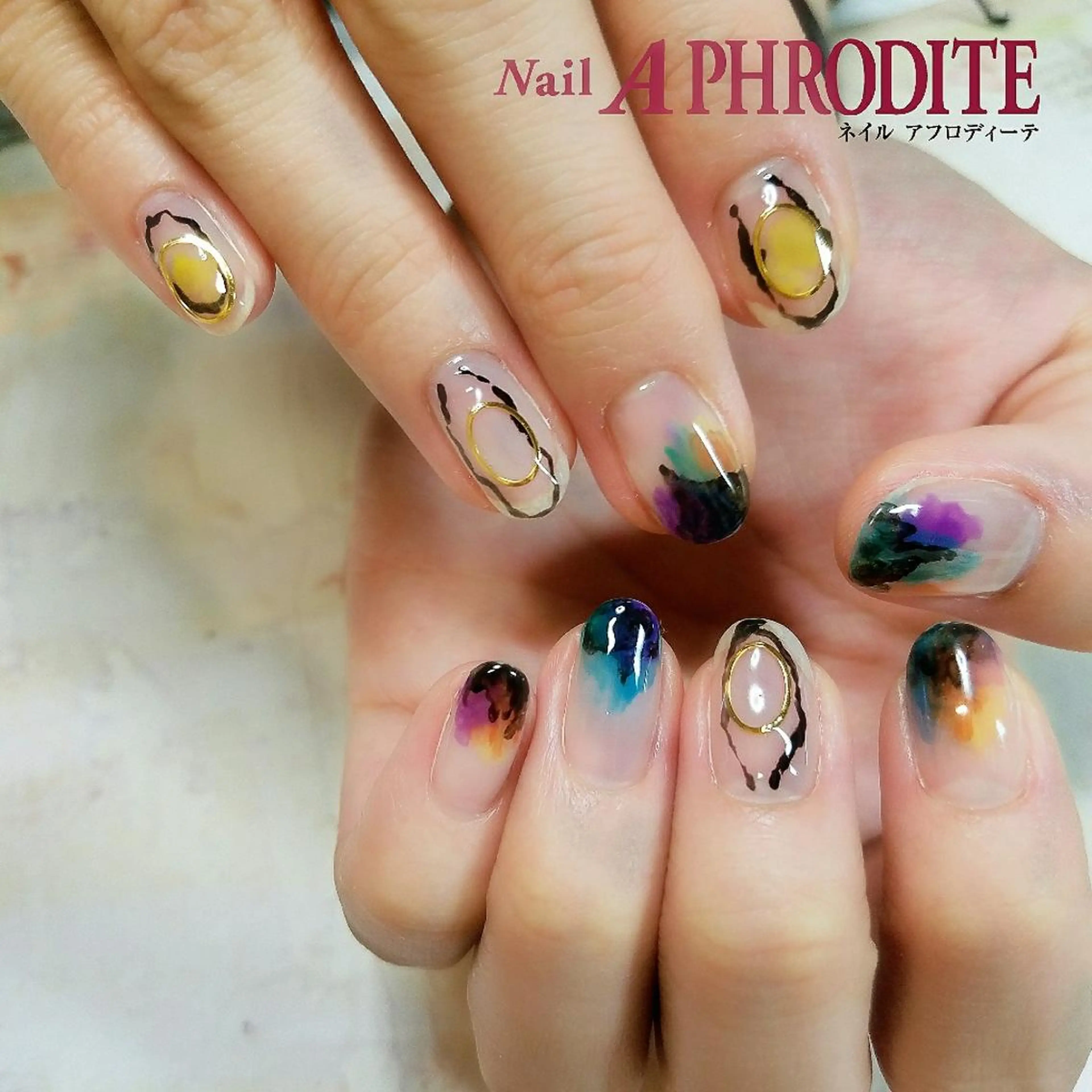 ネイル ニュアンスネイル Nail  Aphroditeのネイルデザイン