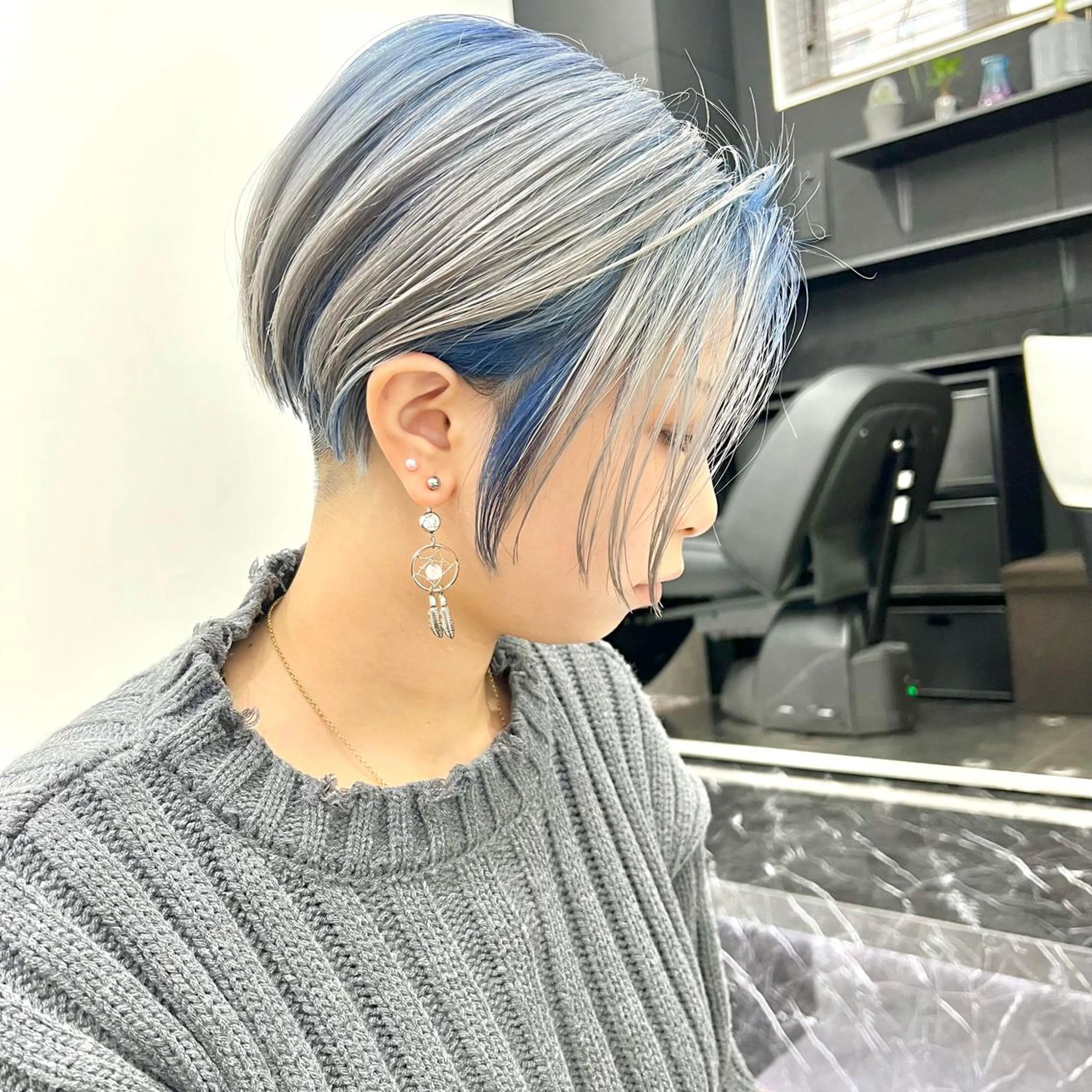 ショート カラー ブリーチ デザインカラー ハイトーンカラー ケアブリーチ×ハイト ーン専門/SHOTAのヘアスタイル