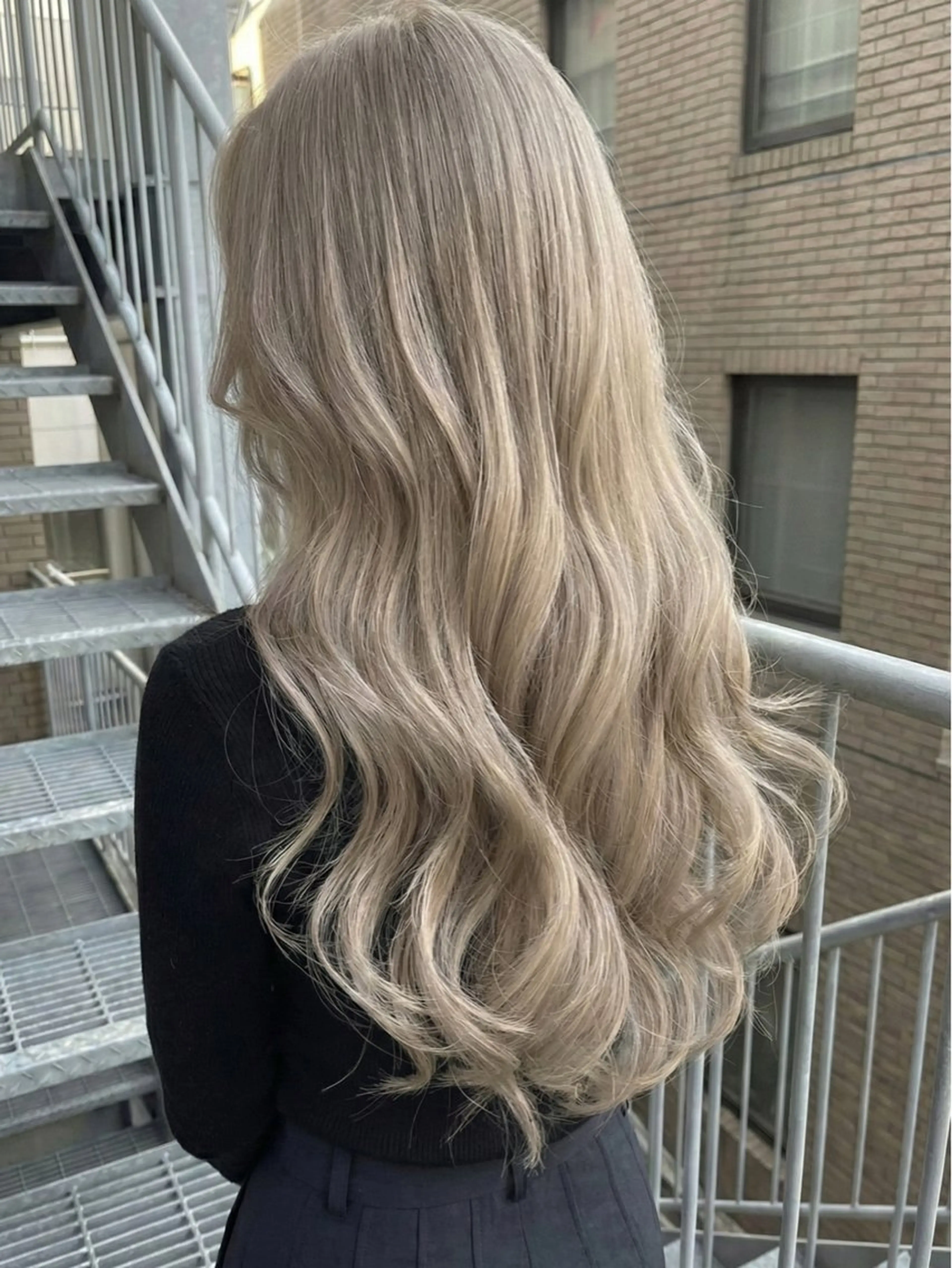 ロング カラー カット ヘアカラー 【Rowel】 大野　虹歩のヘアスタイル