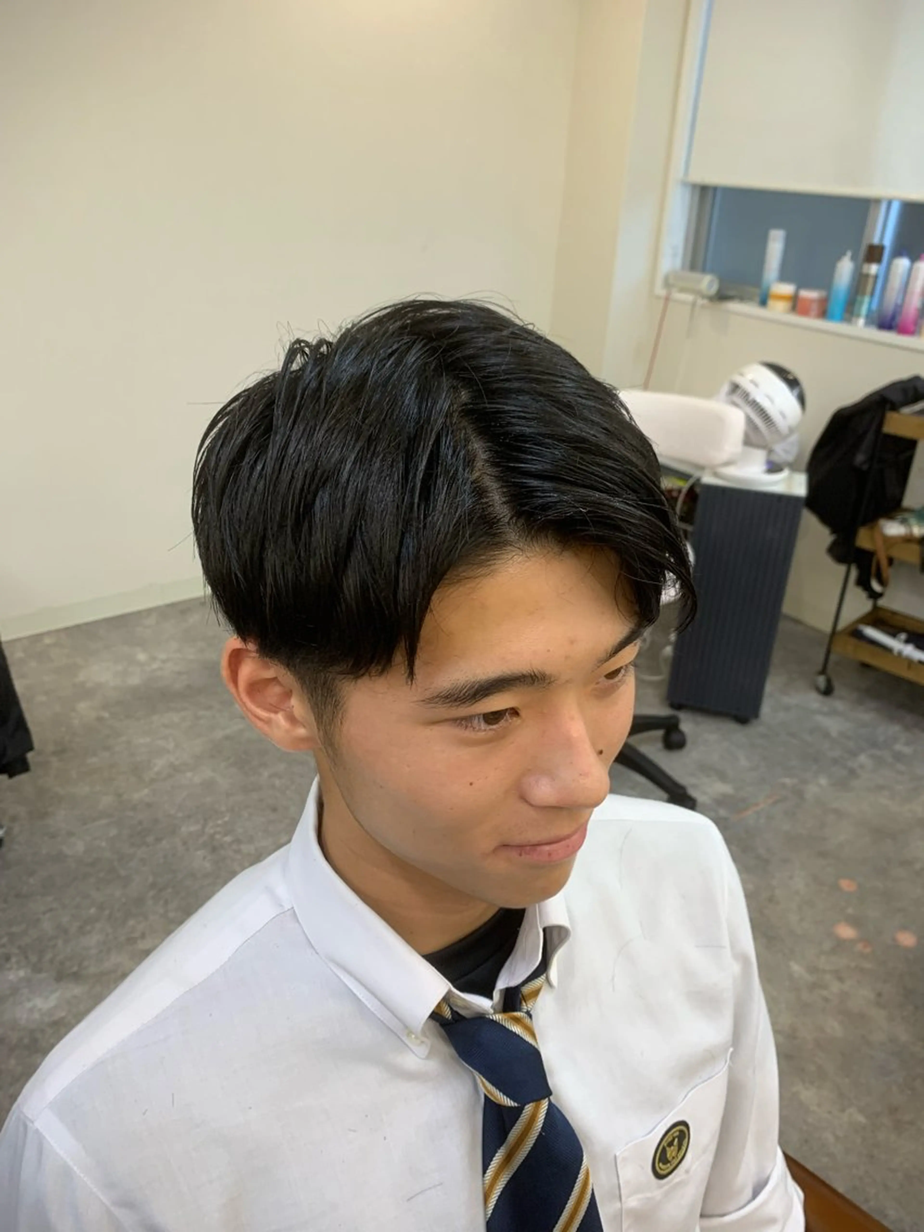 ショート メンズ メンズパーマ カット パーマ 西尾 太郎のヘアスタイル