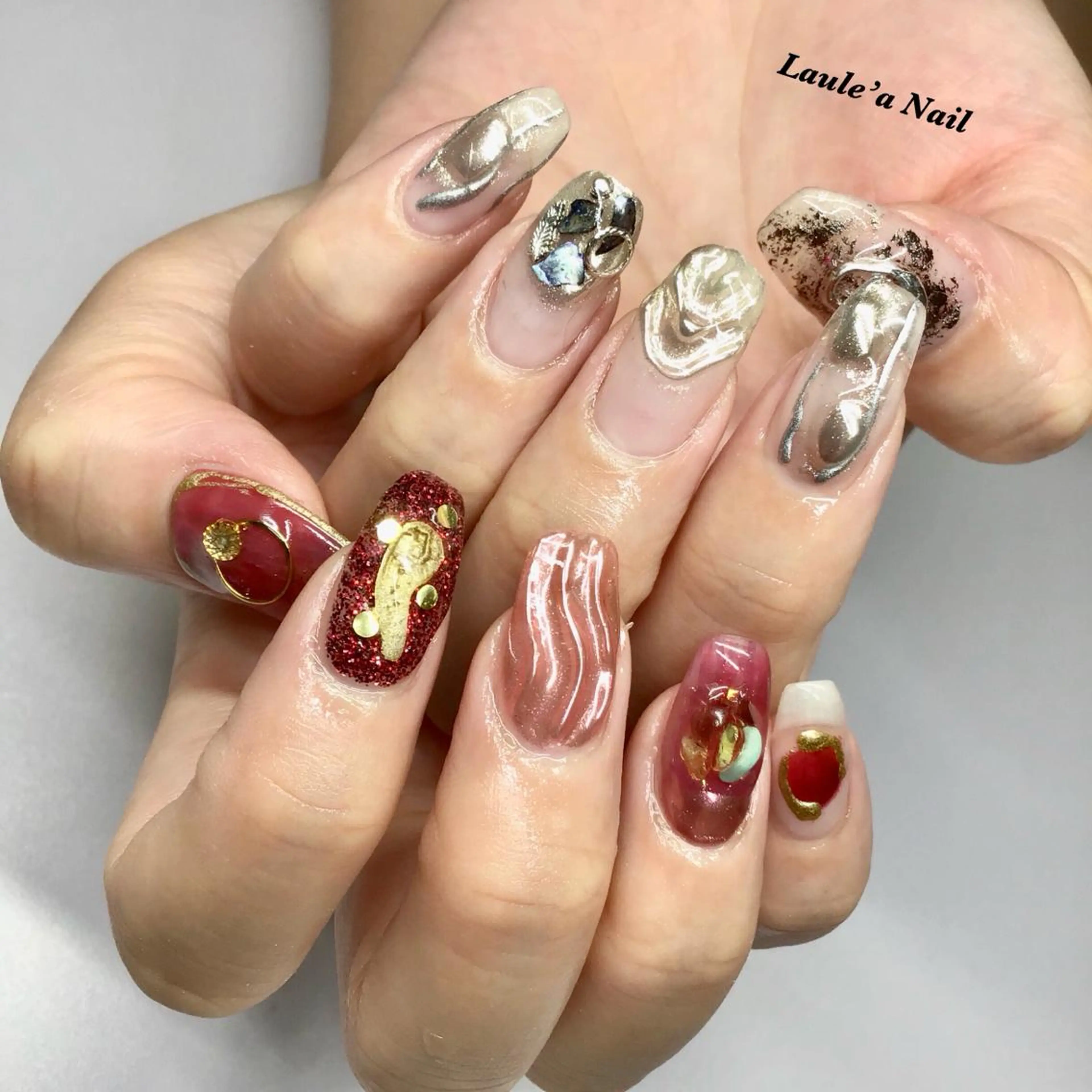 ロング メンズ キッズ ネイル マツエク・マツパ 福田 加奈のネイルデザイン