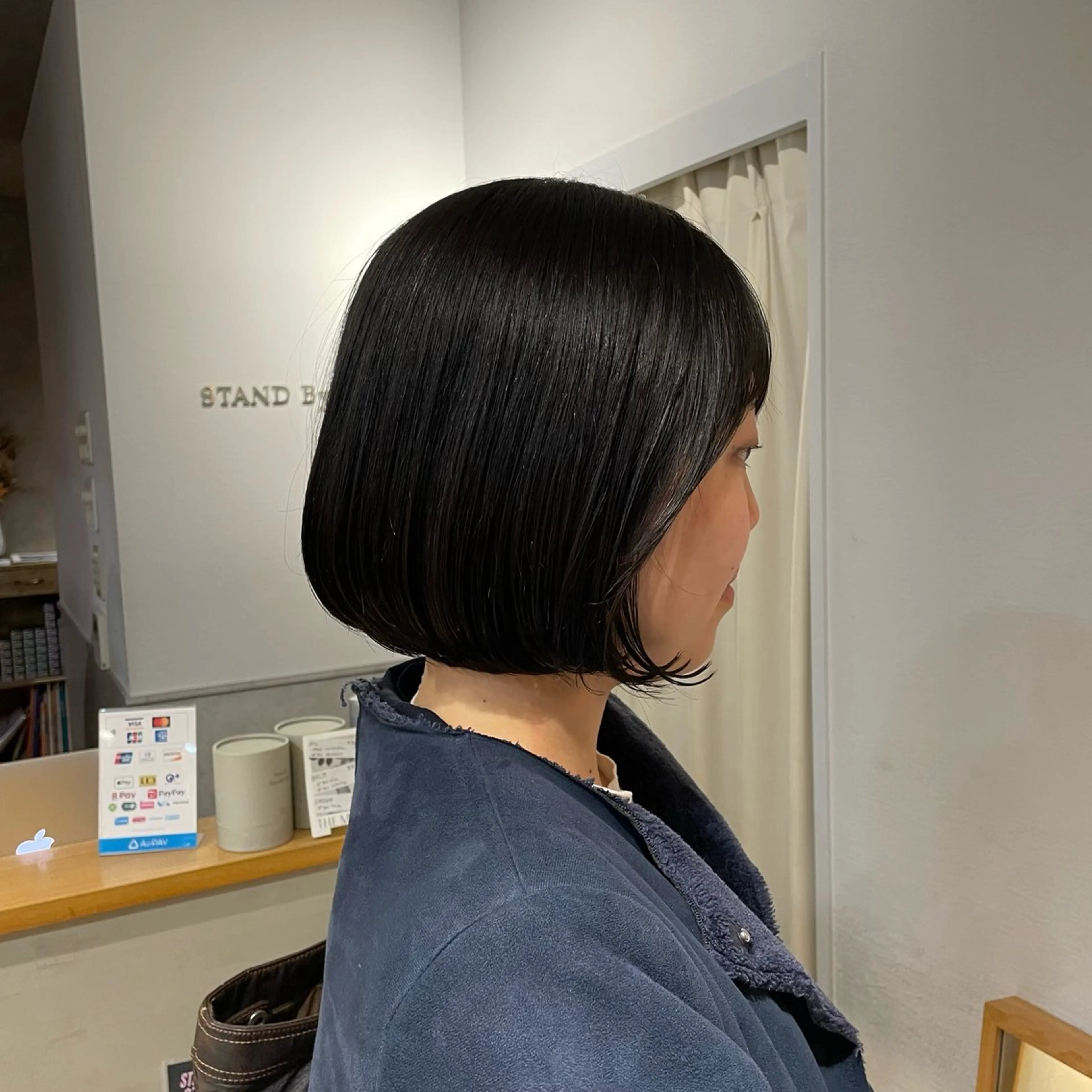 ミディアム カット ヘアカラー トリートメント STANDByHAIR所属・恵比寿 艶暗髪 🎀Naokoのヘアスタイル