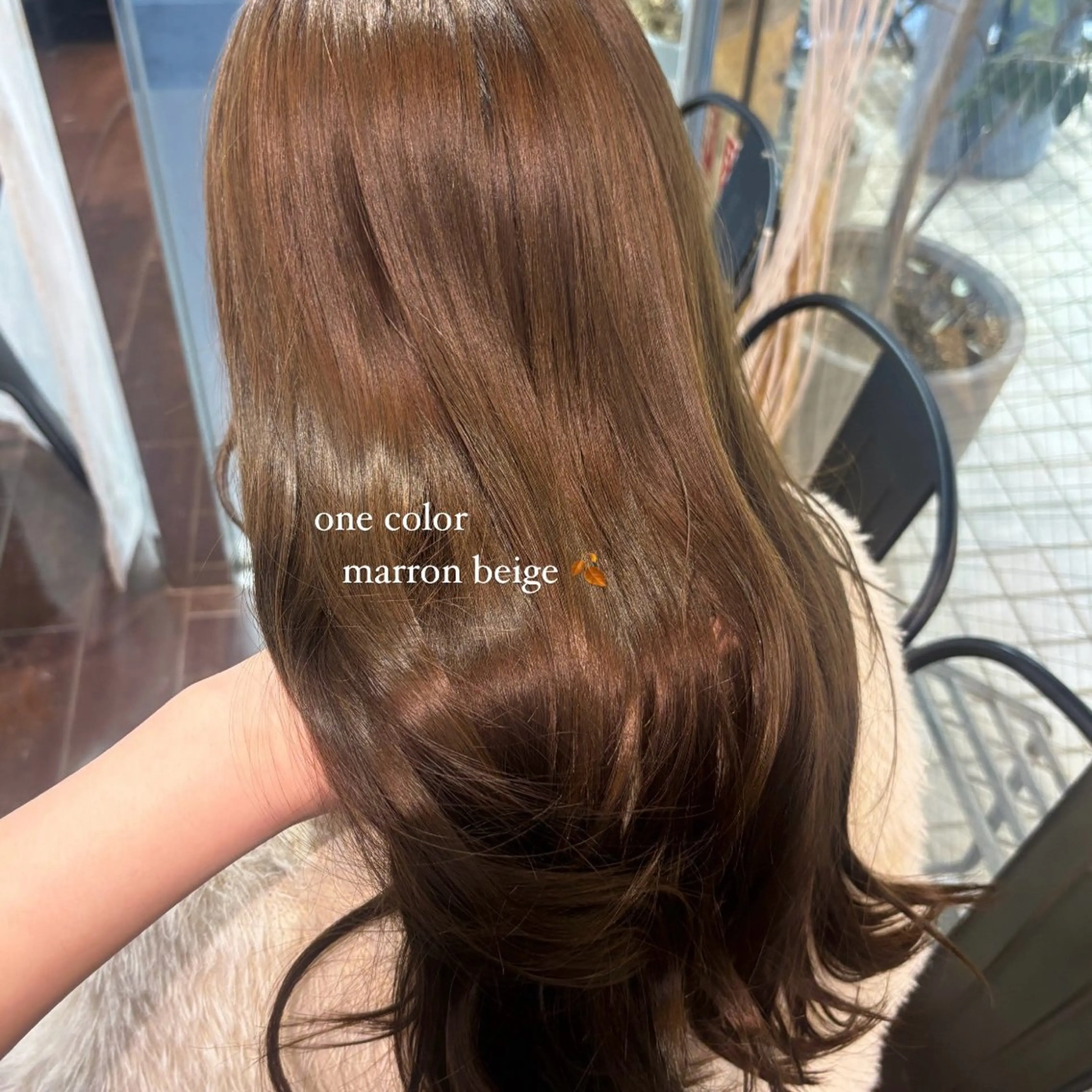 カラー ベージュカラー 黒髪 ブリーチ ブルーカラー ブルーブラック 艶カラー♡/eye / mai🪐🪄のヘアスタイル