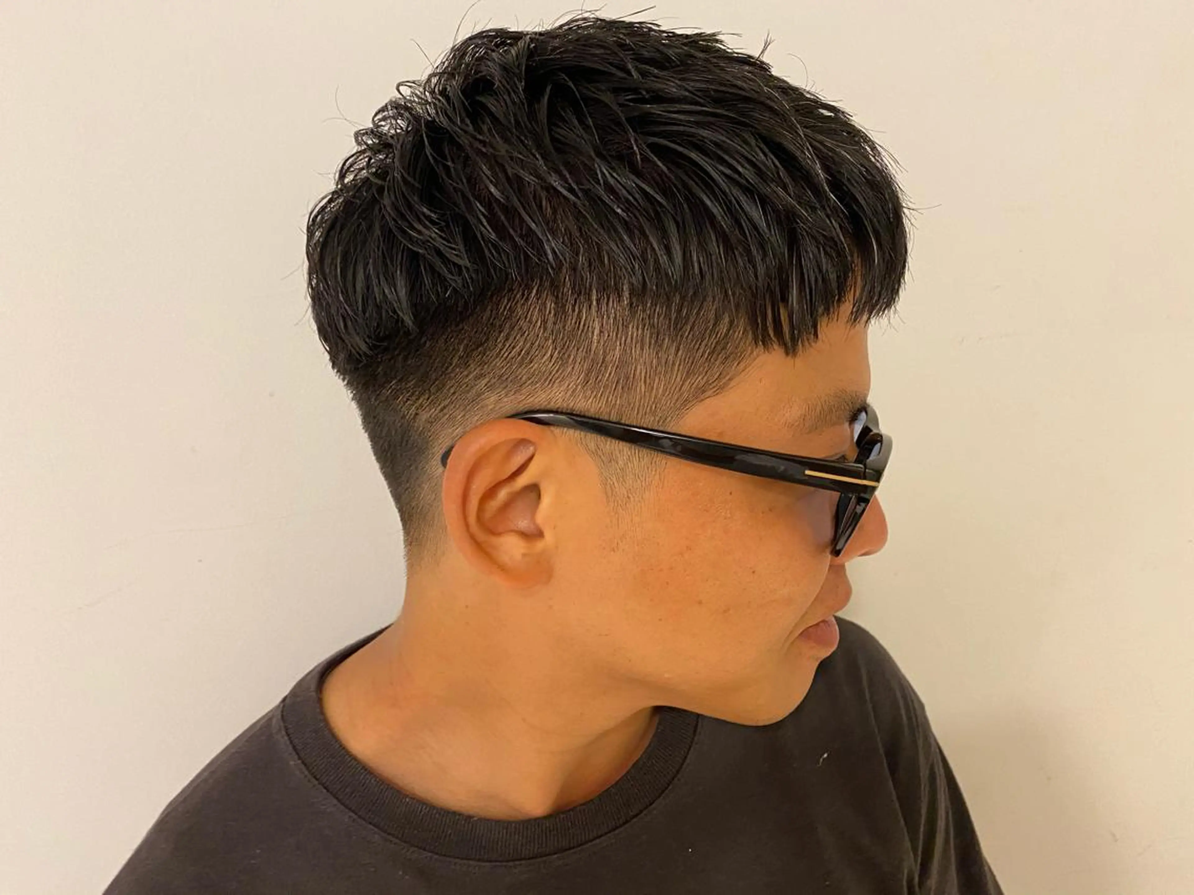 メンズ 刈り上げ 山本 銘子のヘアスタイル