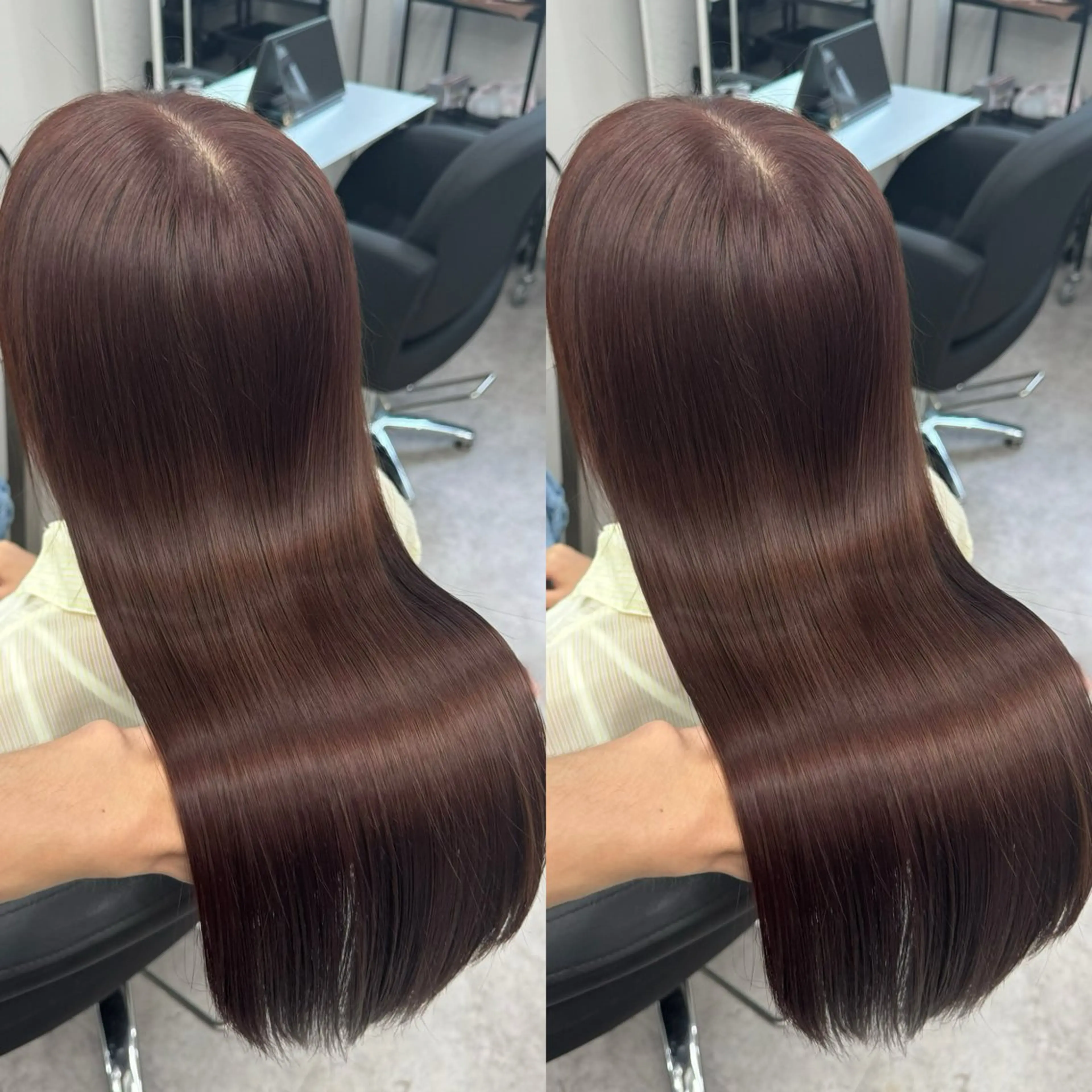 🌿【平日限定】透明感ケアカラー＋TOKIOトリートメント#韓国の写真