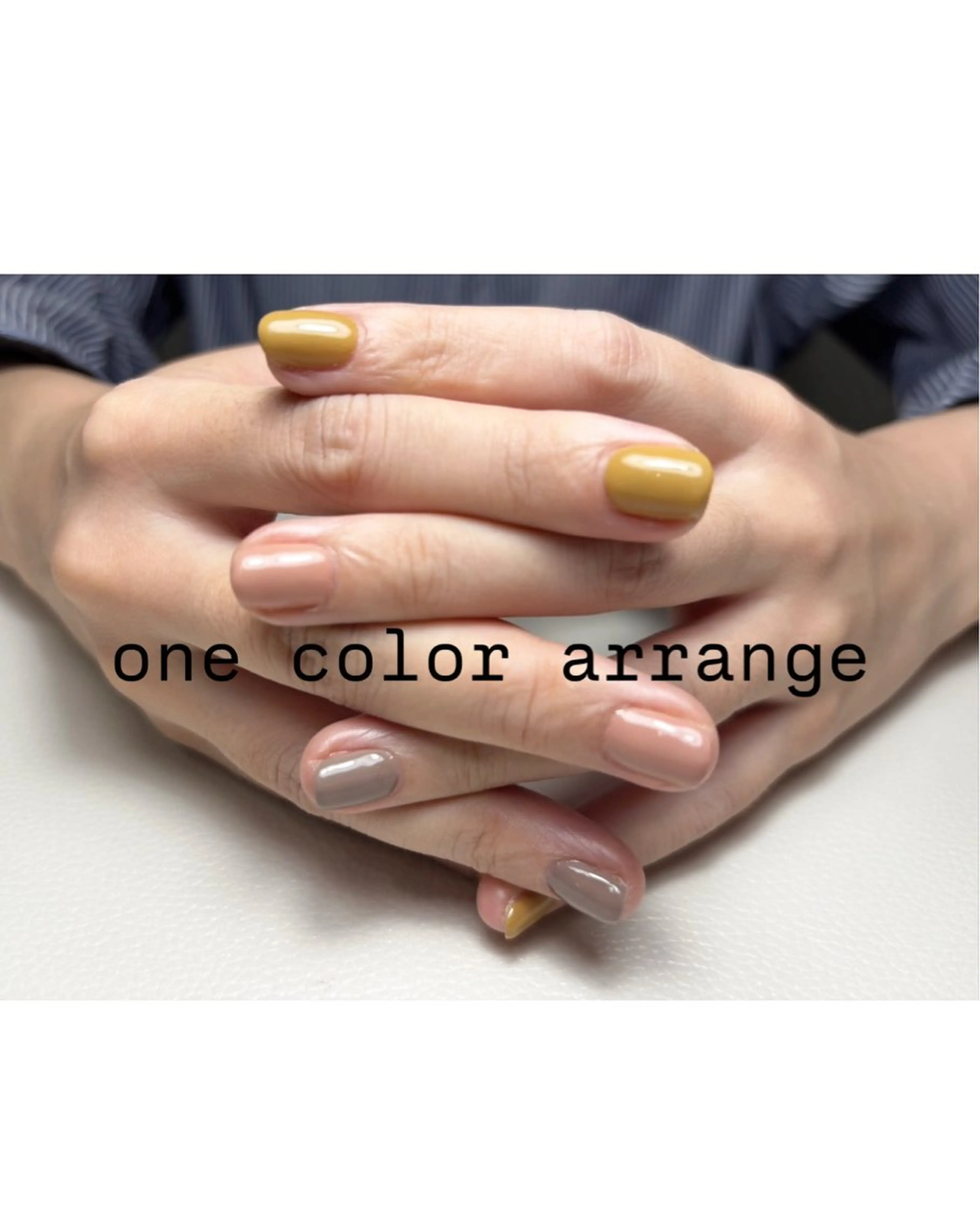 ネイル ワンカラーネイル BellaLuna 武藤美里のネイルデザイン