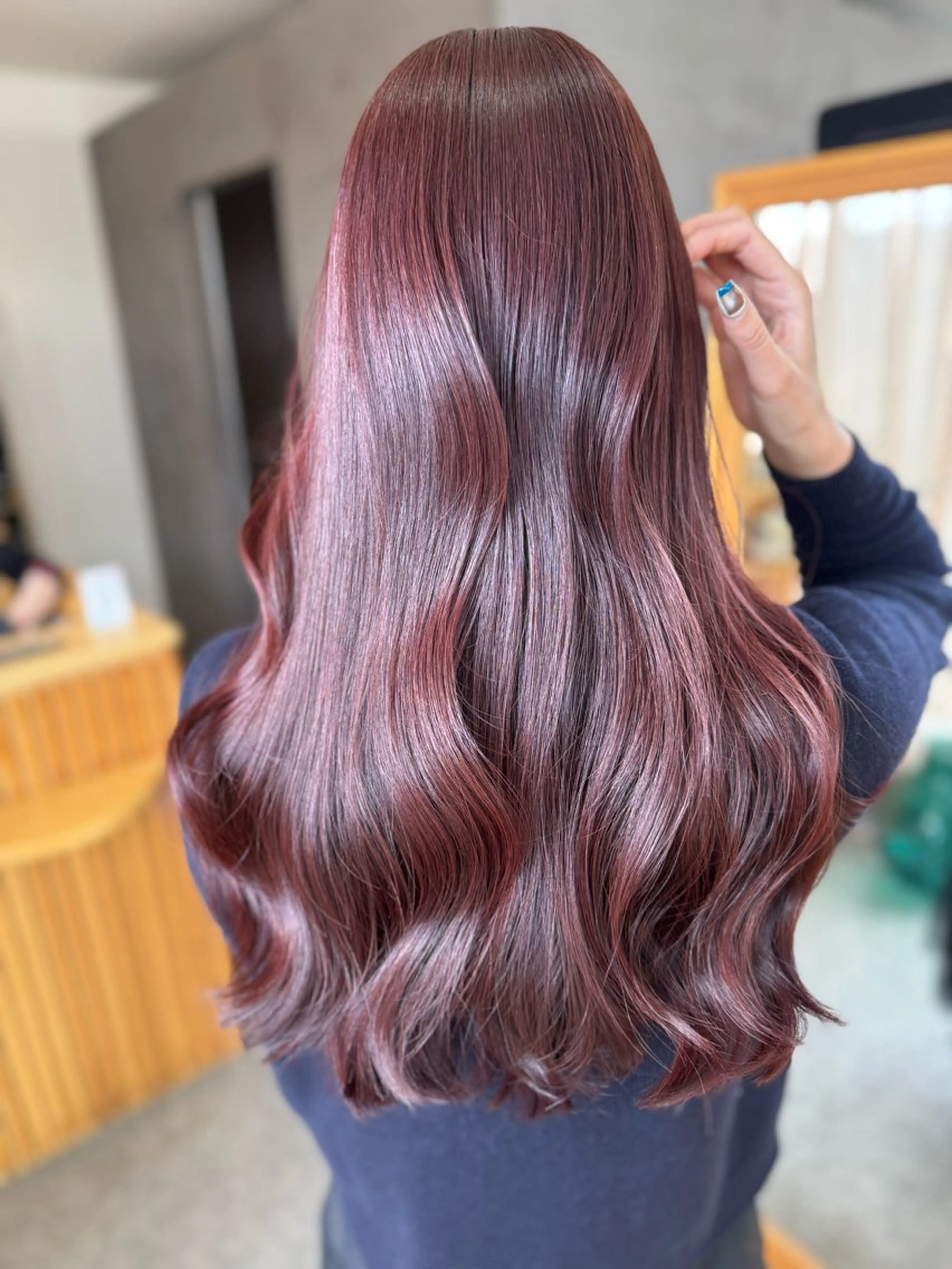 ロング カラー トリートメント ヘアカラー Hairsalon e.na所属・髪質改善/縮毛矯正/ 艶髪/こたろうのヘアスタイル