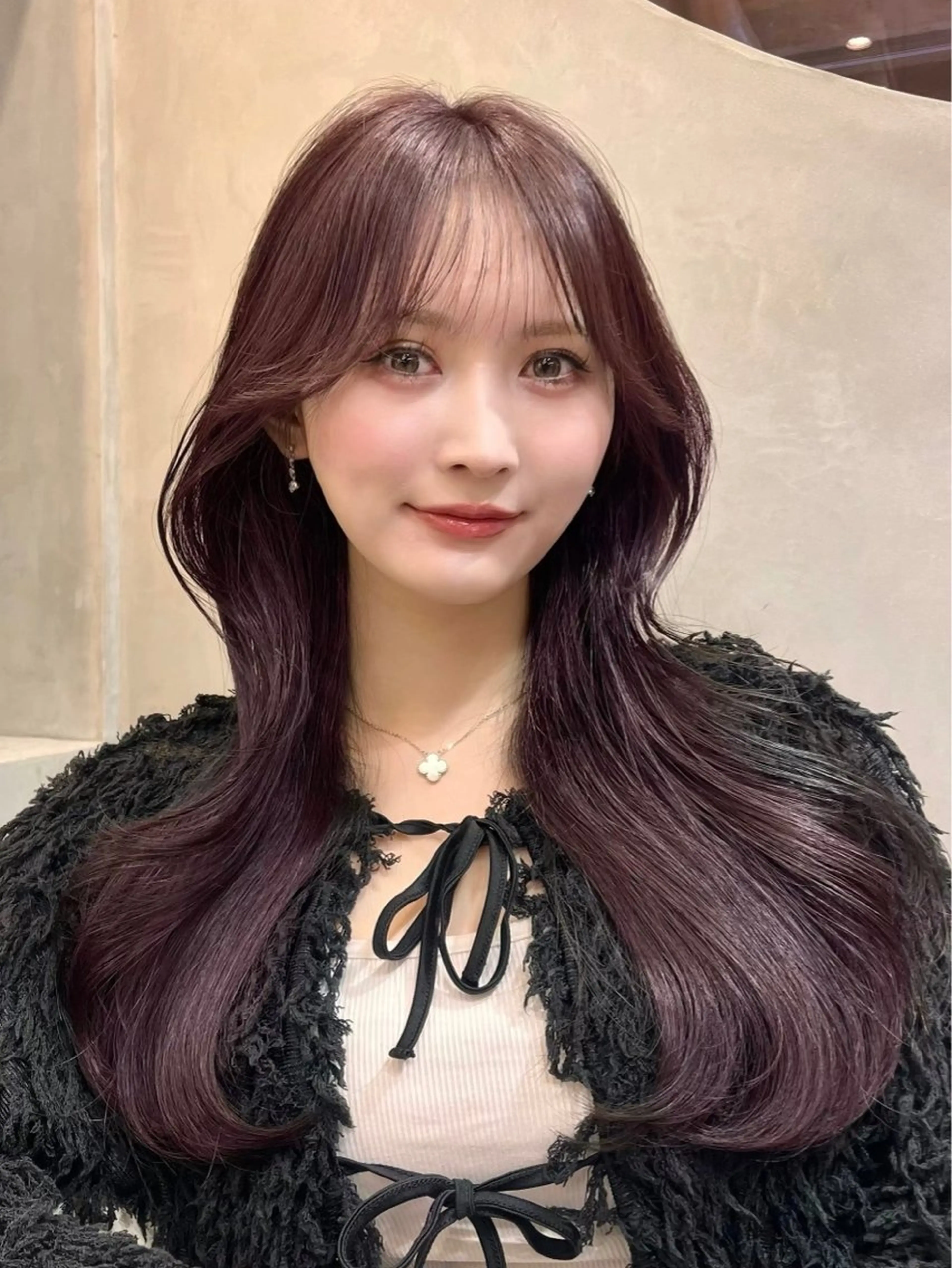 ロング カラー ヘアアレンジ GLROW大宮所属・大宮🎨高明度/カラ ー/髪質改善/ハルのヘアスタイル