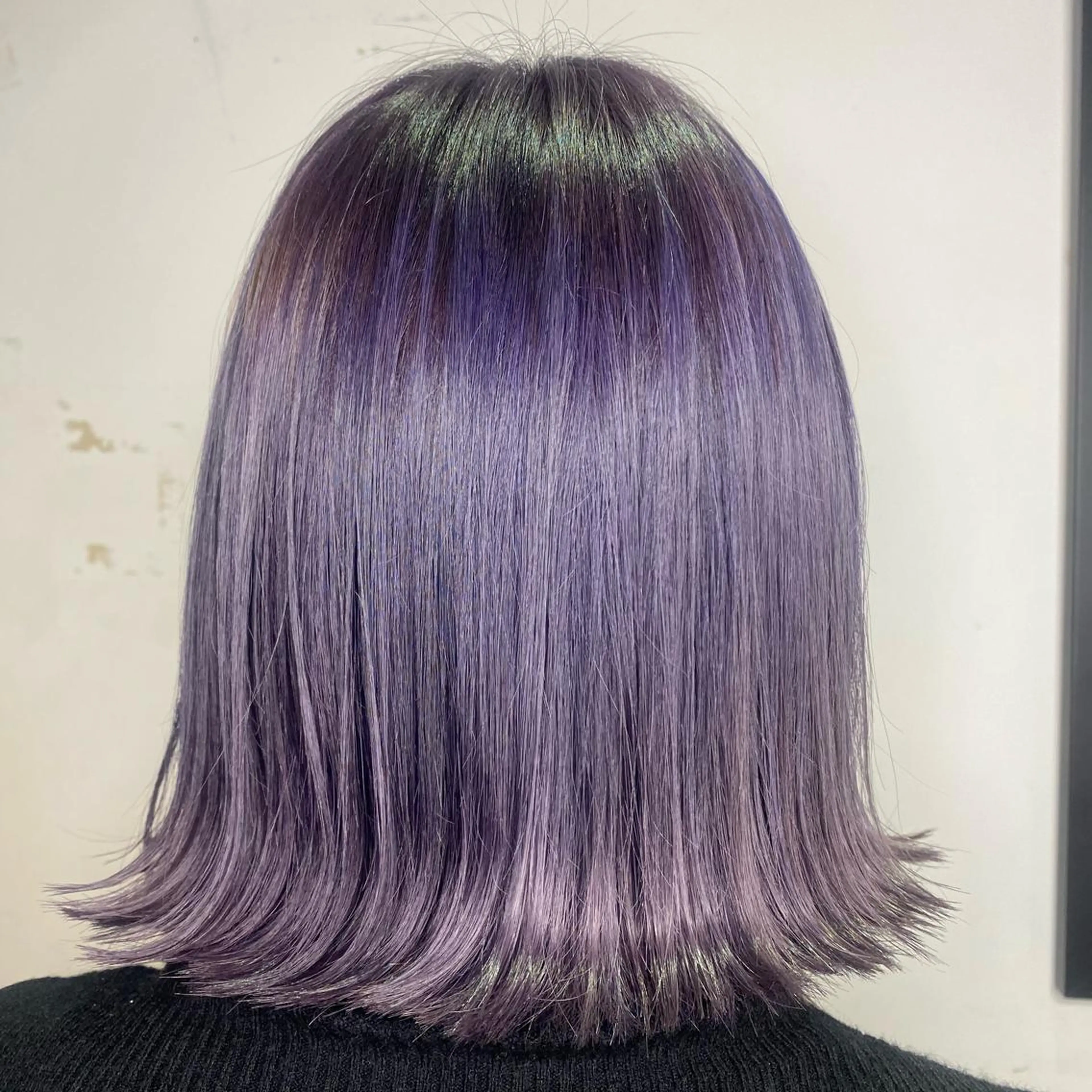 ショート カラー ラベンダーカラー バイオレットカラー 韓国風ヘア カット ヘアカラー 💚 nao💚のヘアスタイル