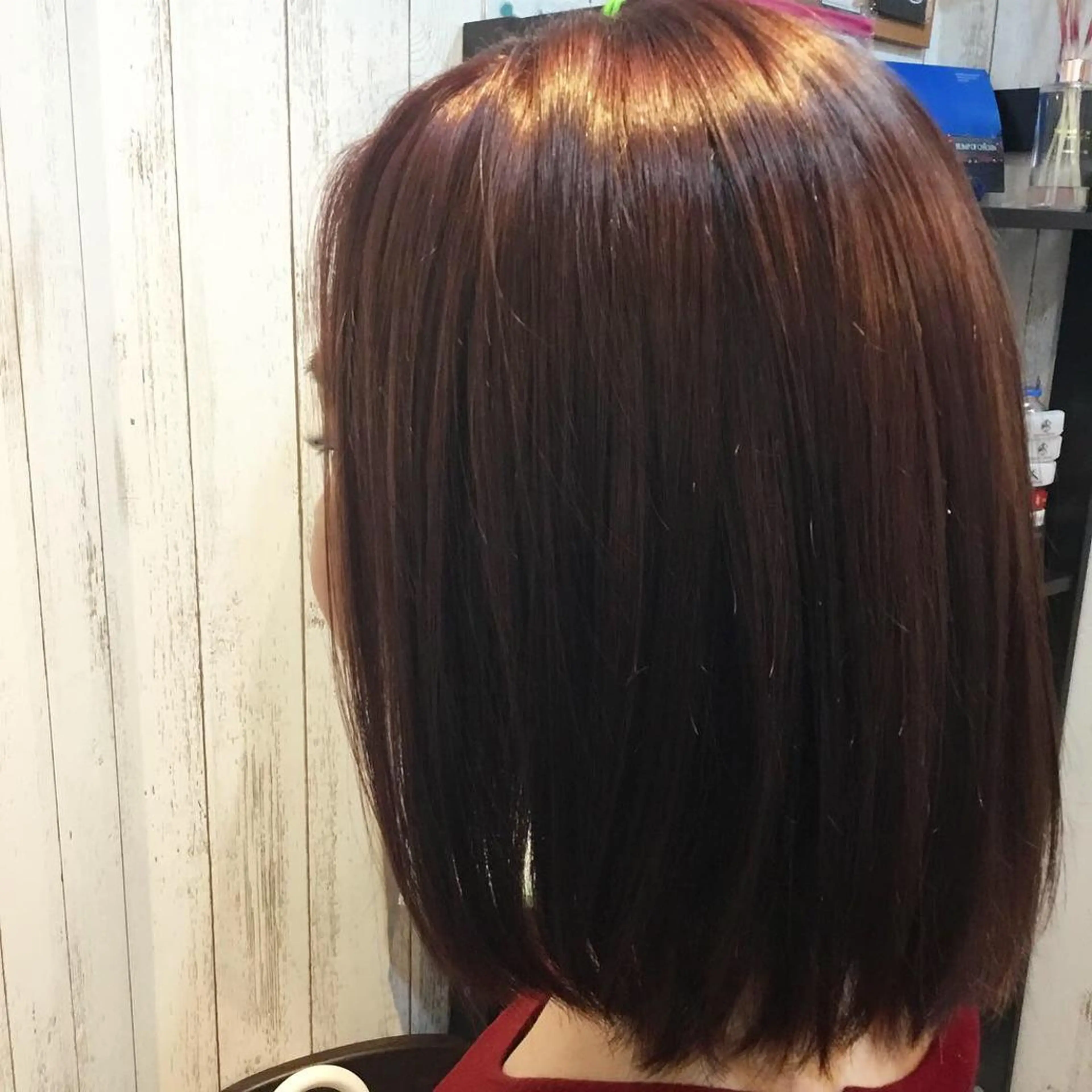 ミディアム カラー 金崎 新吾のヘアスタイル