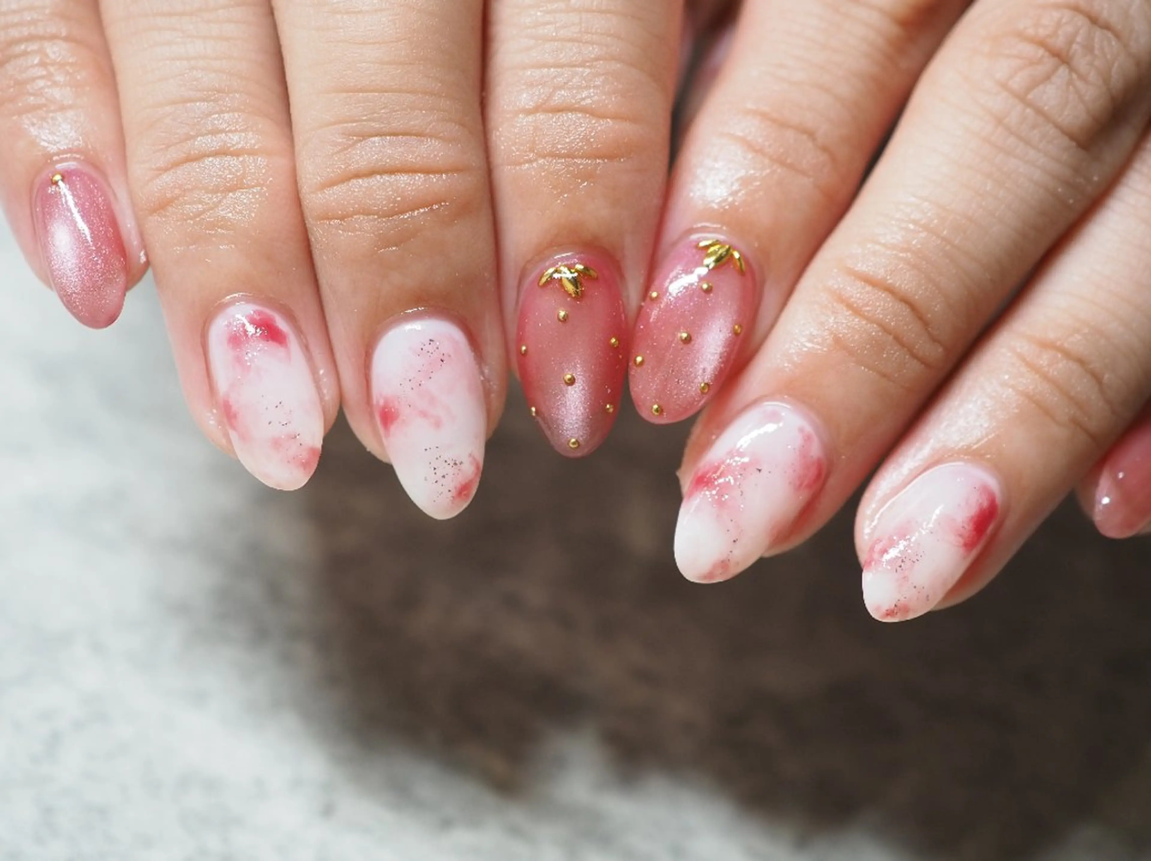 ネイル ハンドネイル glaNje 福光のネイルデザイン