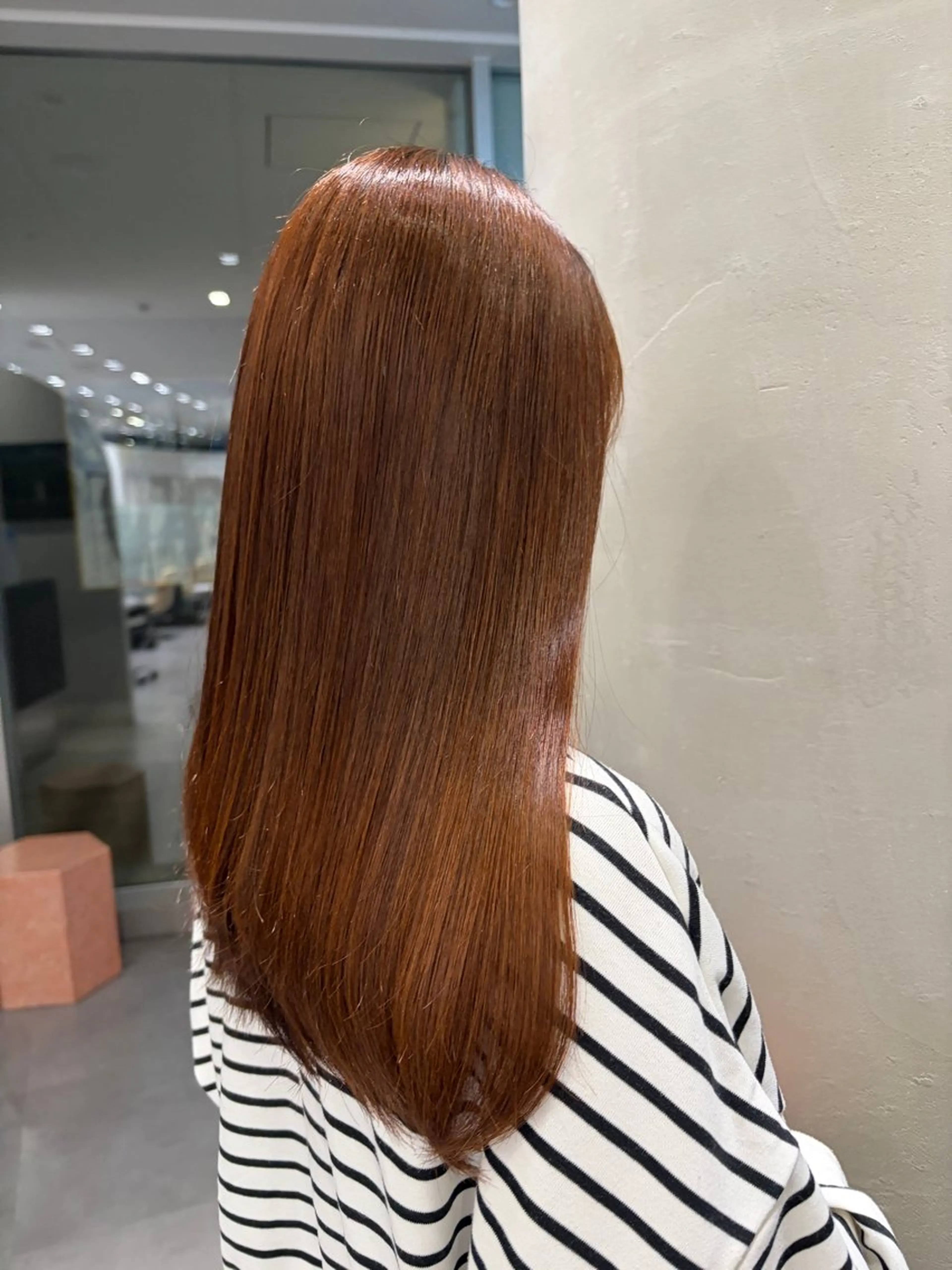 ロング カット 縮毛矯正 カット／ブリーチ🐏 モデル募集中 ナナホのヘアスタイル