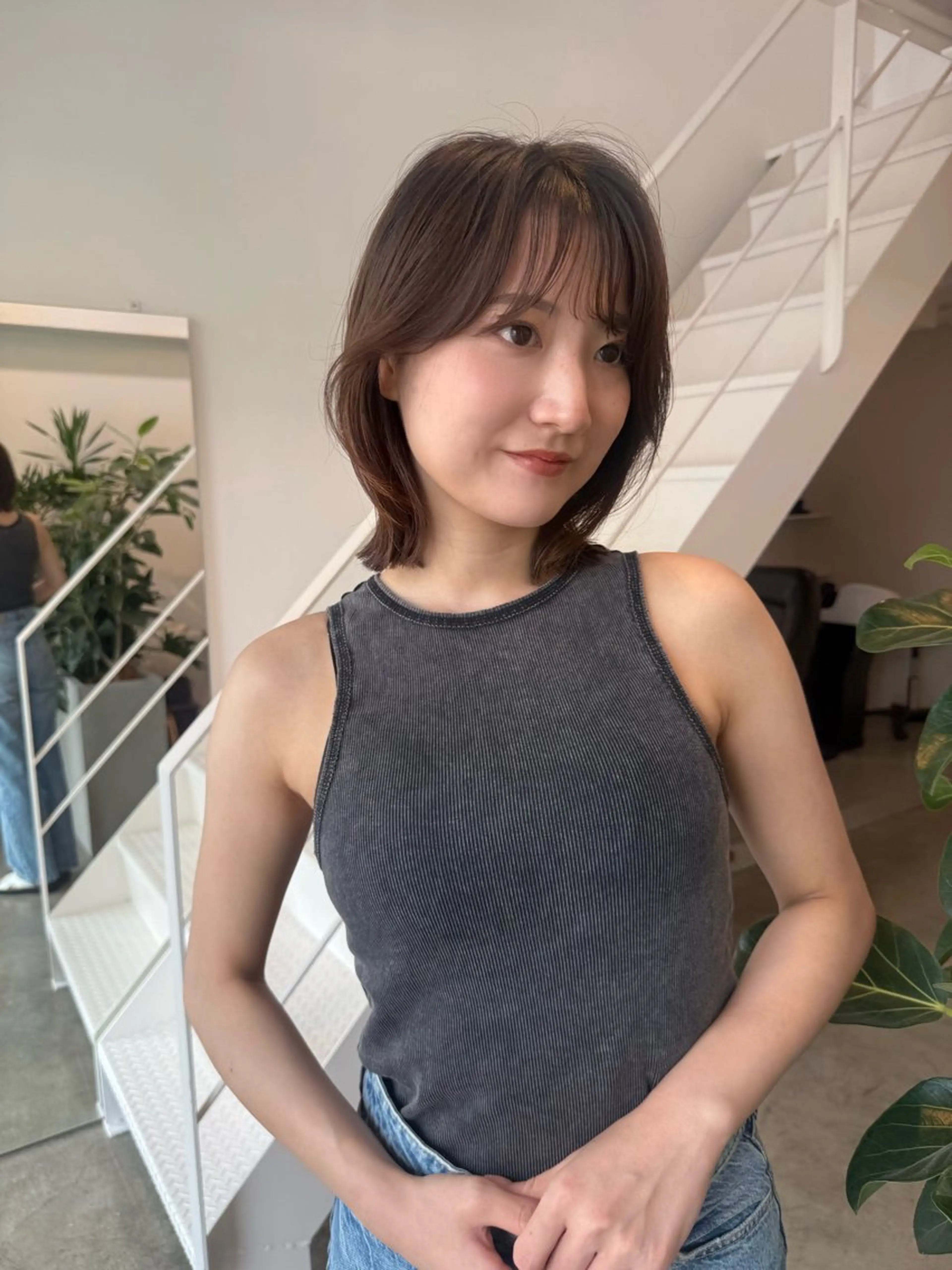 ショート ボブレイヤー ボブ レイヤーカット yuk💐 manakaのヘアスタイル
