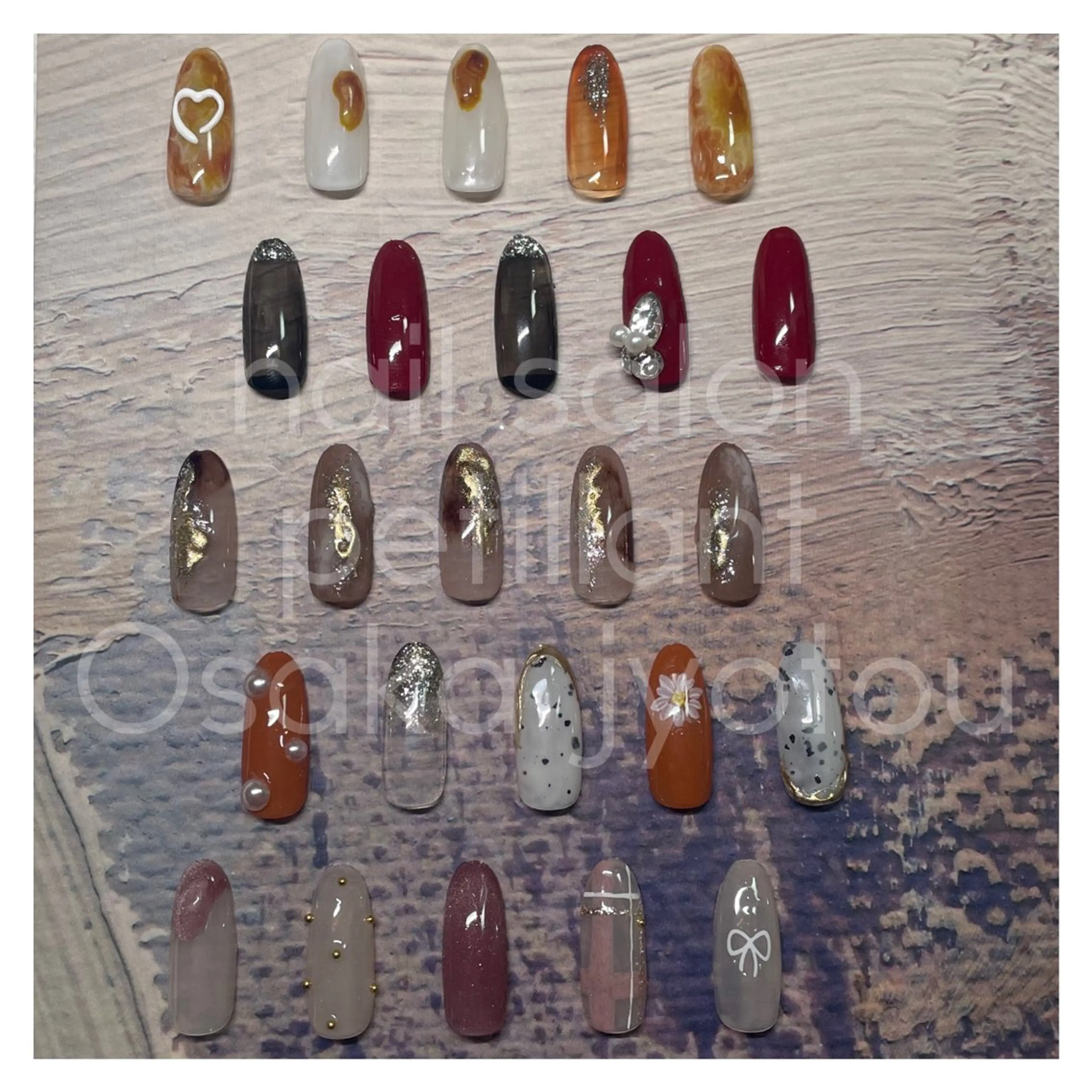 ネイル マットネイル nail salon petillantのネイルデザイン