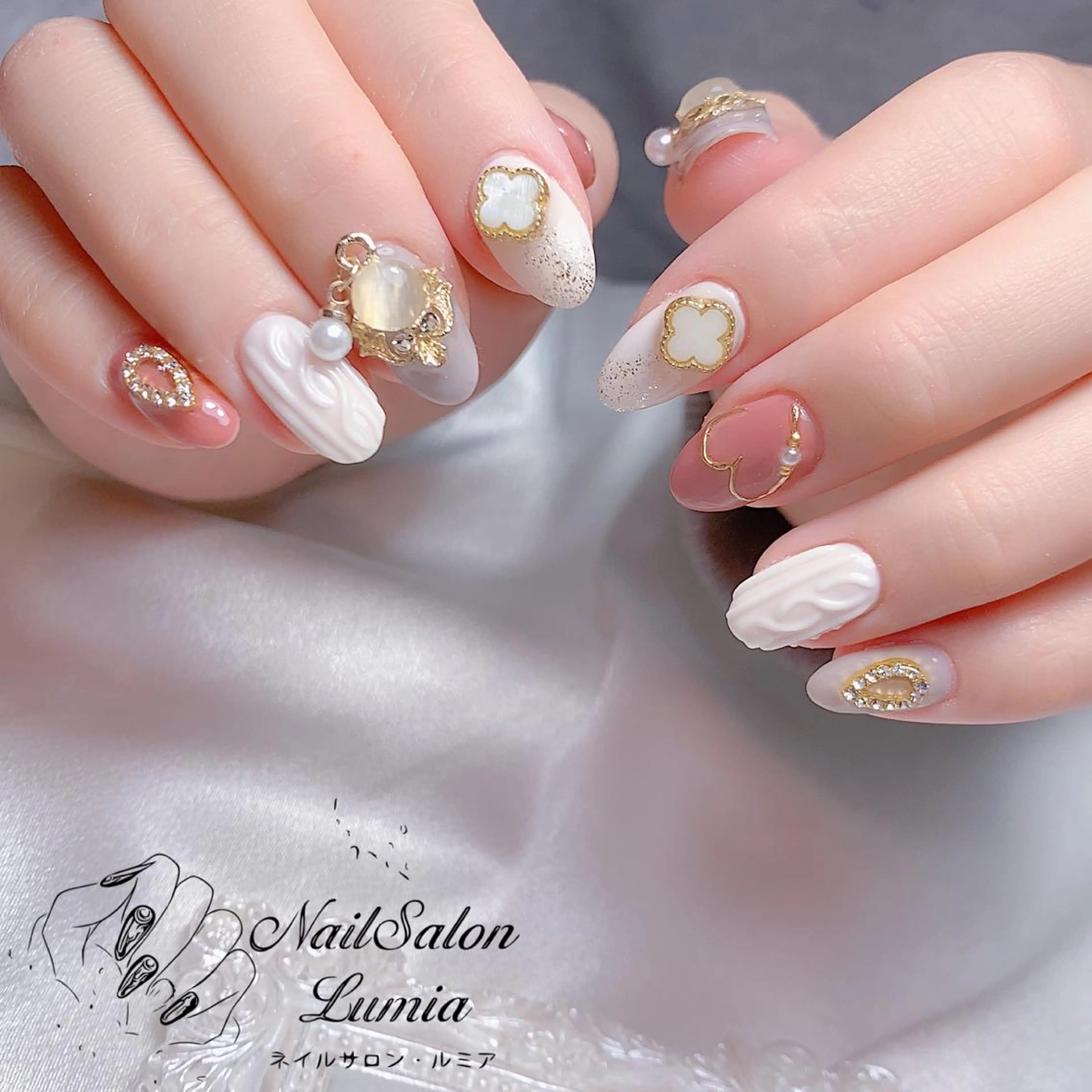 ネイル ハンドネイル ネイルサロン ルミア Lumia 店長のネイルデザイン