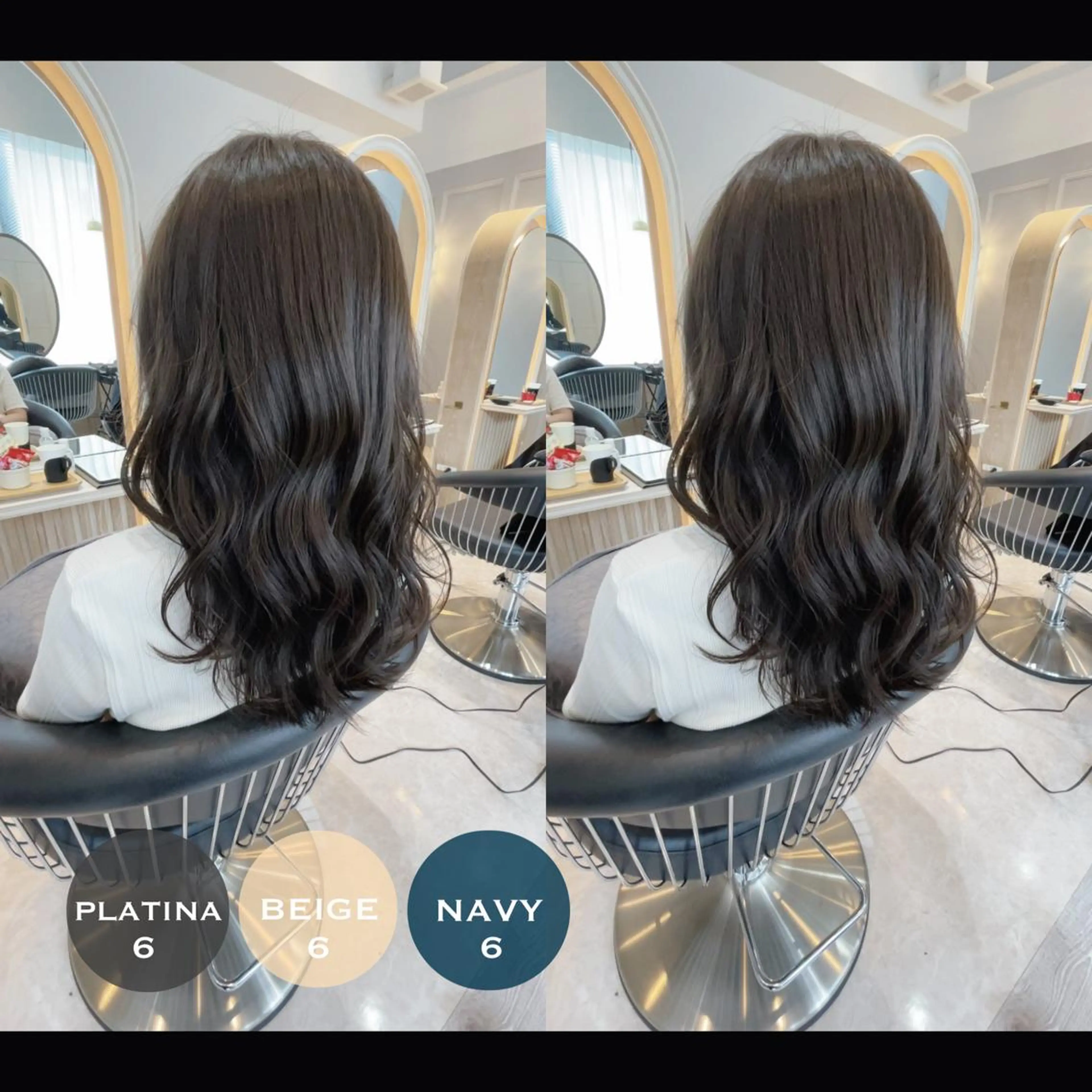 セミロング カラー ベージュカラー 透明感カラー 佐々木 裕一のヘアスタイル