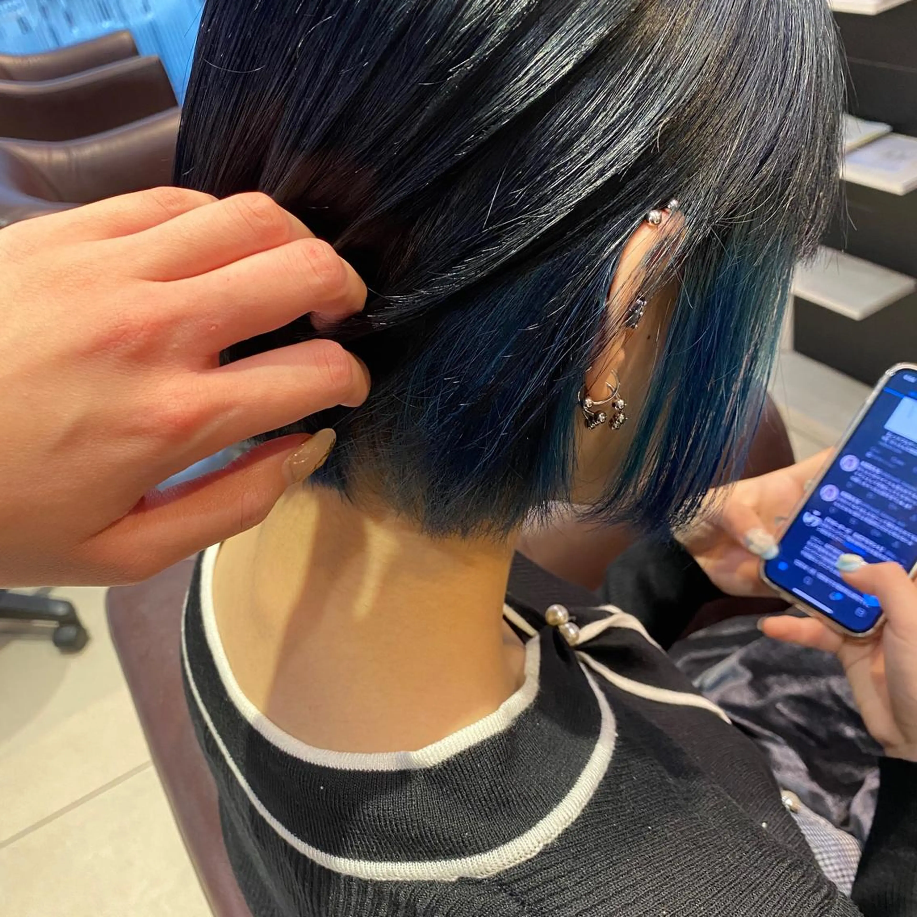 ショート ヘアカラー RAD心斎橋 ナカムラチヒロのヘアスタイル