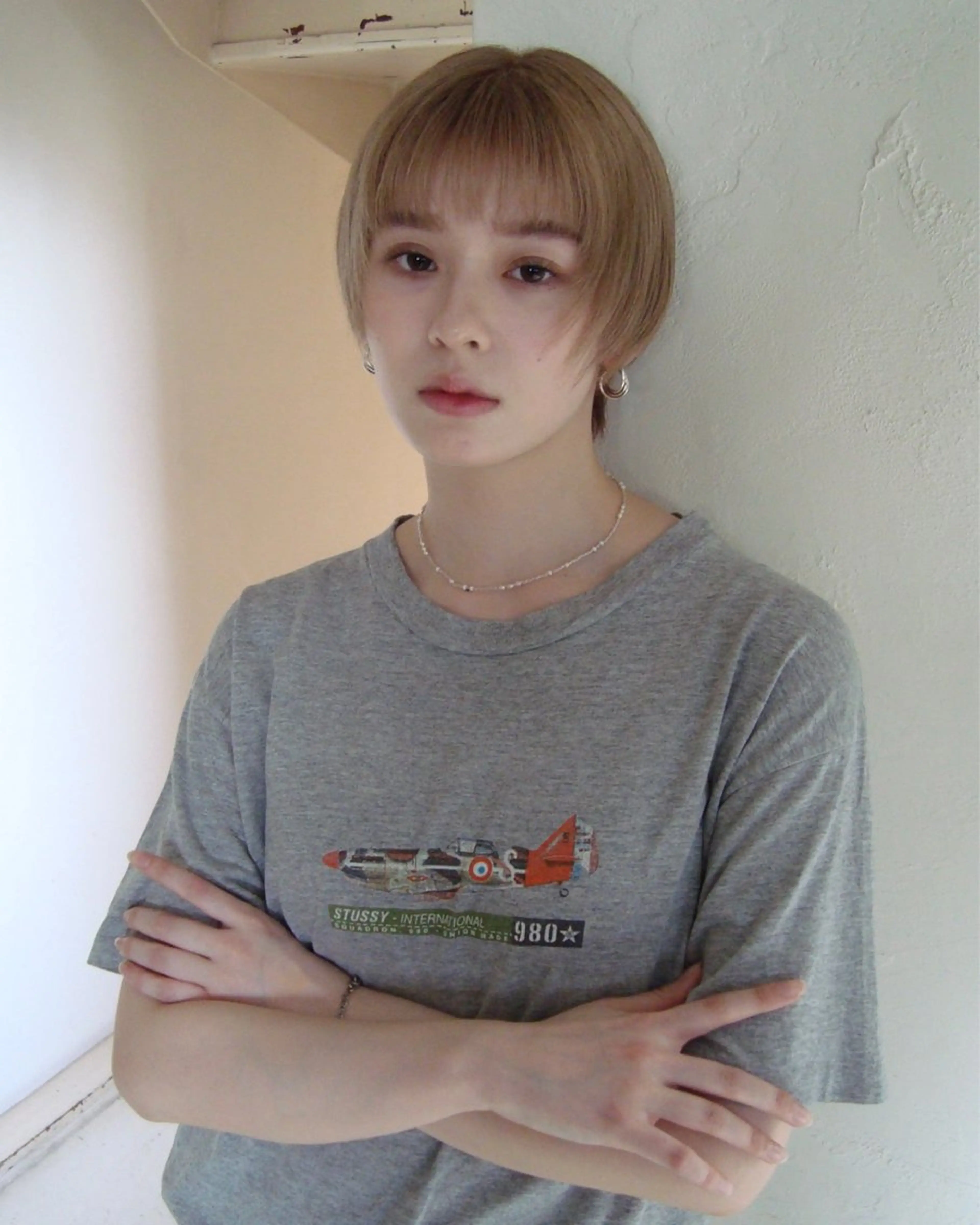 ブリーチ込み、ダブルカラー🪐の写真