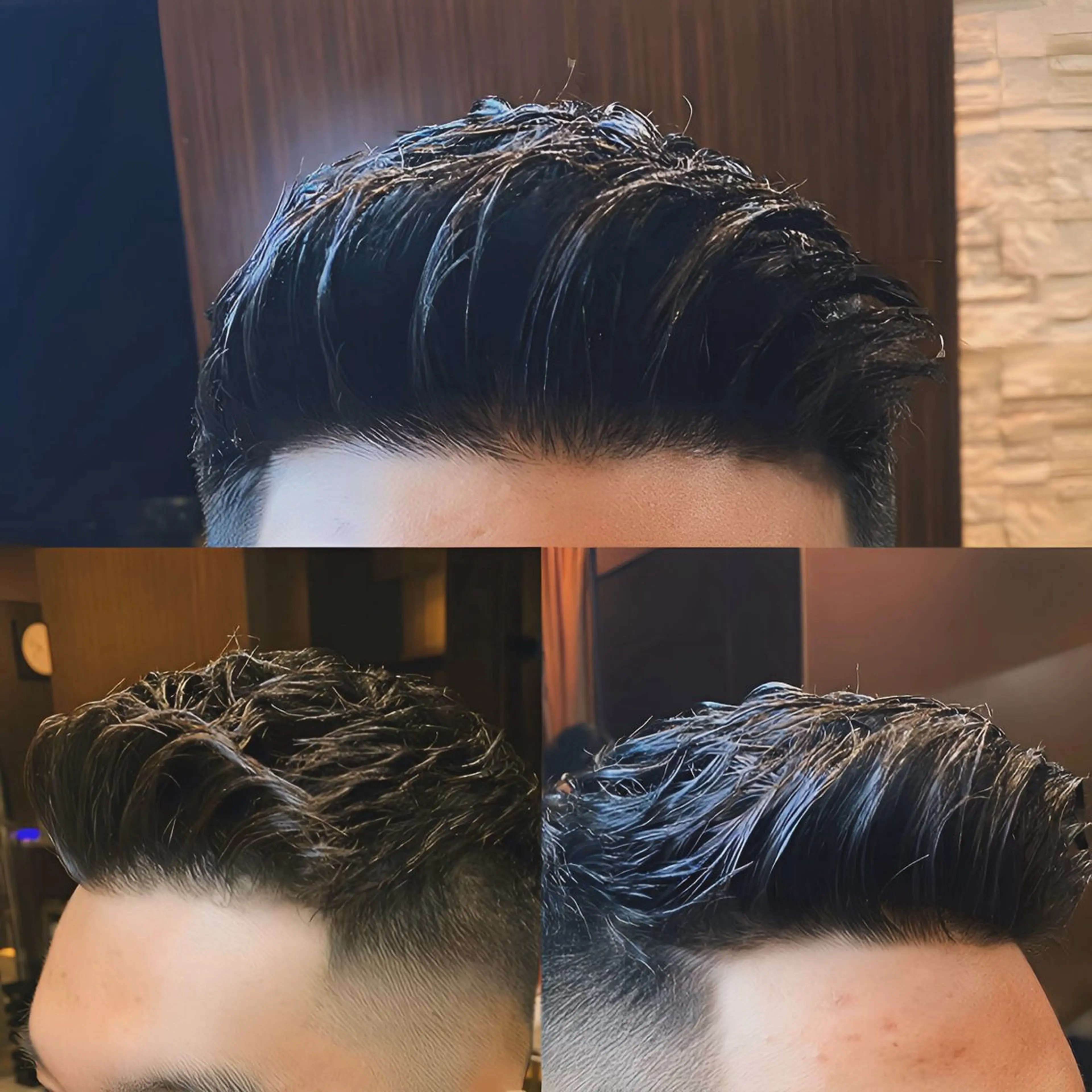 ミディアム カット パーマ 北川 竜也のヘアスタイル