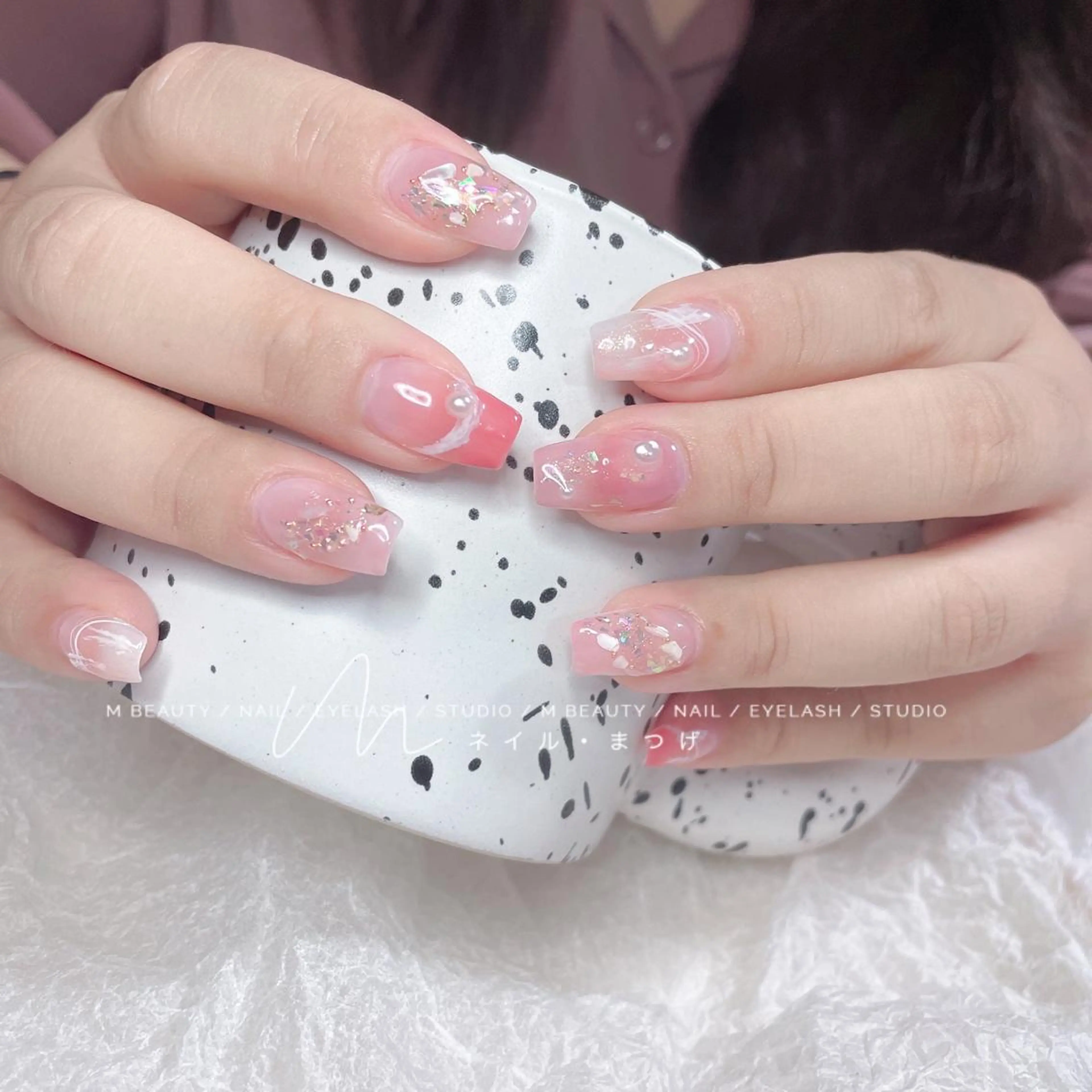 ネイル M🌷nail 長さだし専門店のネイルデザイン