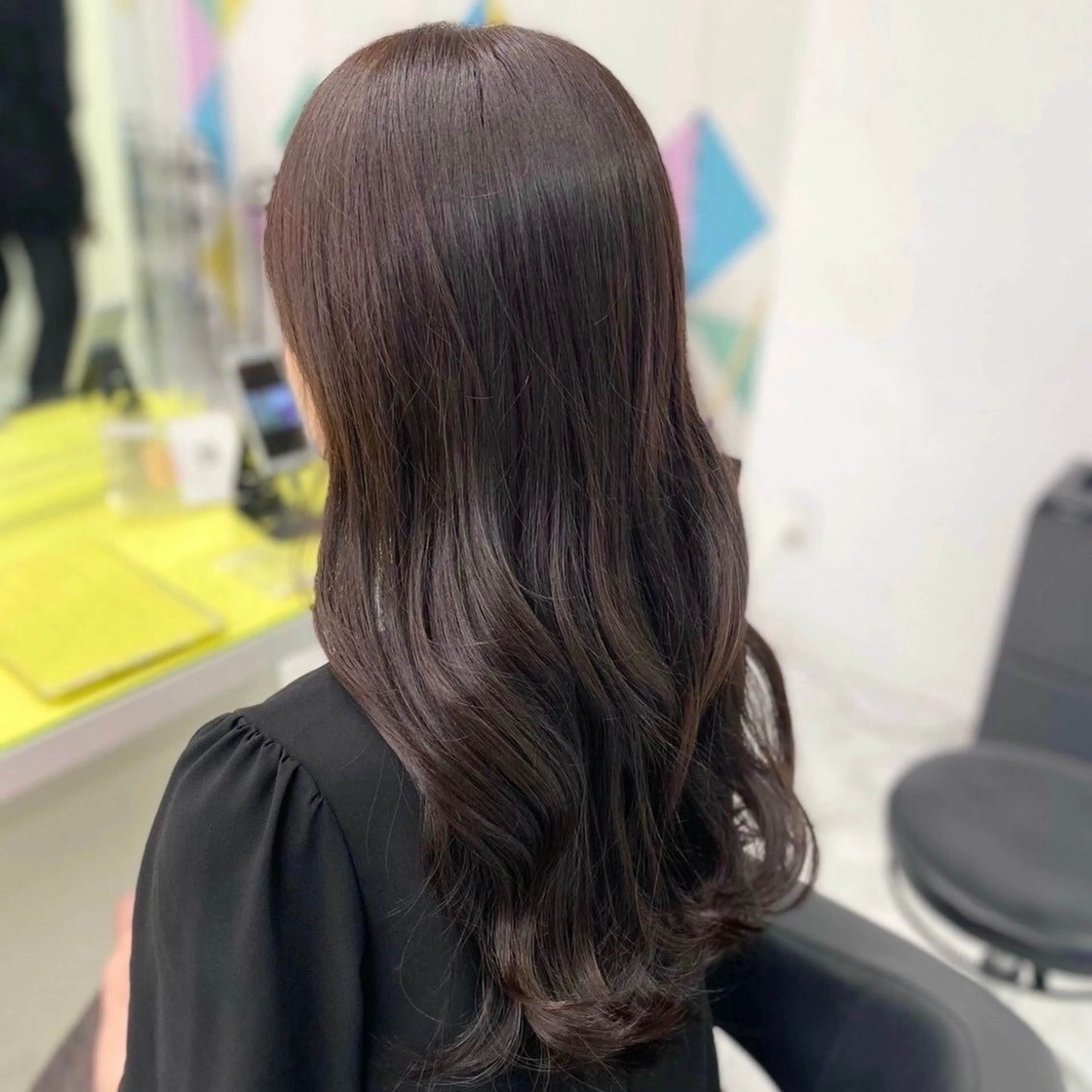 セミロング 🎀🧁ダメージレス 艶髪カラー🧁🎀のヘアスタイル