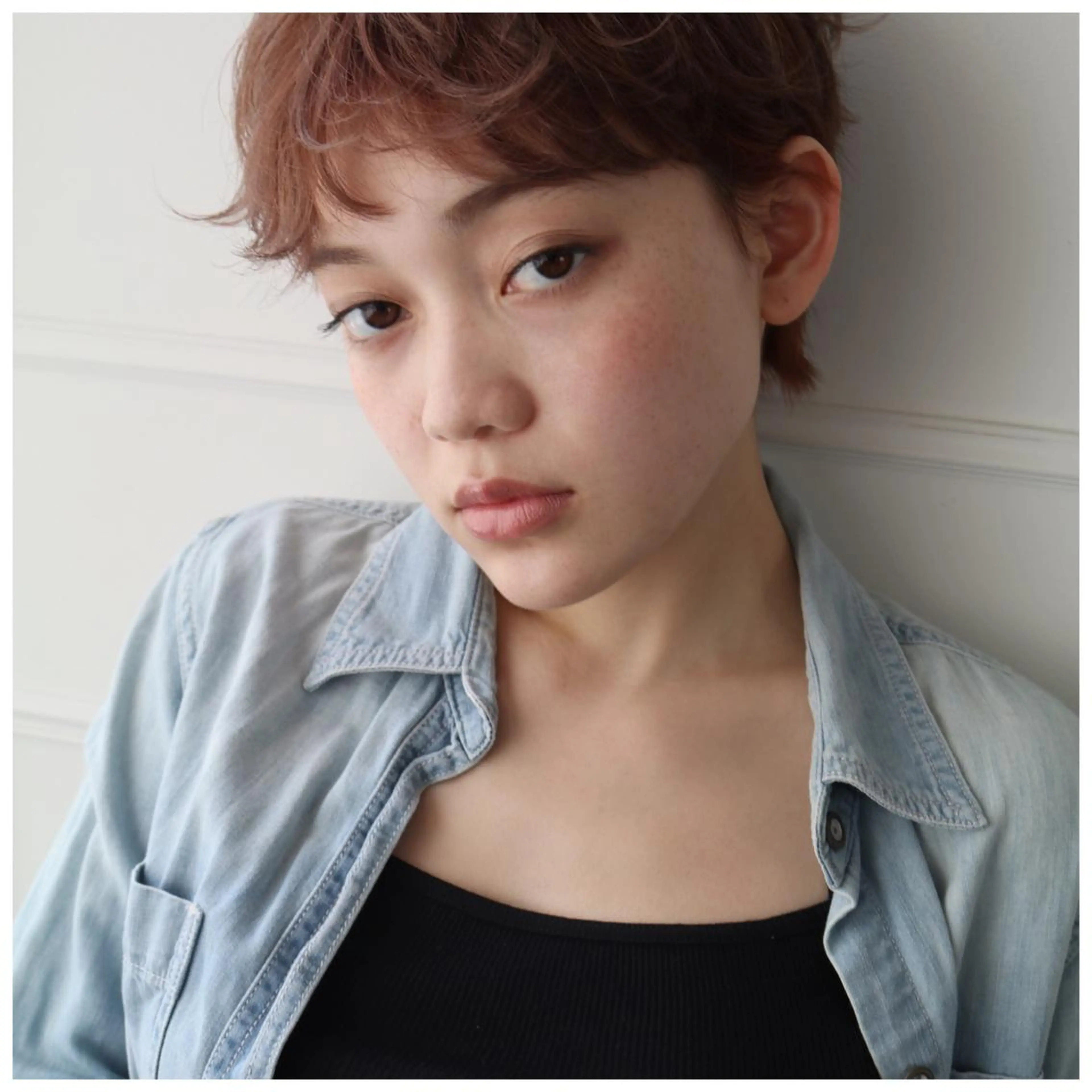 ショート カラー 安村 美奈のヘアスタイル