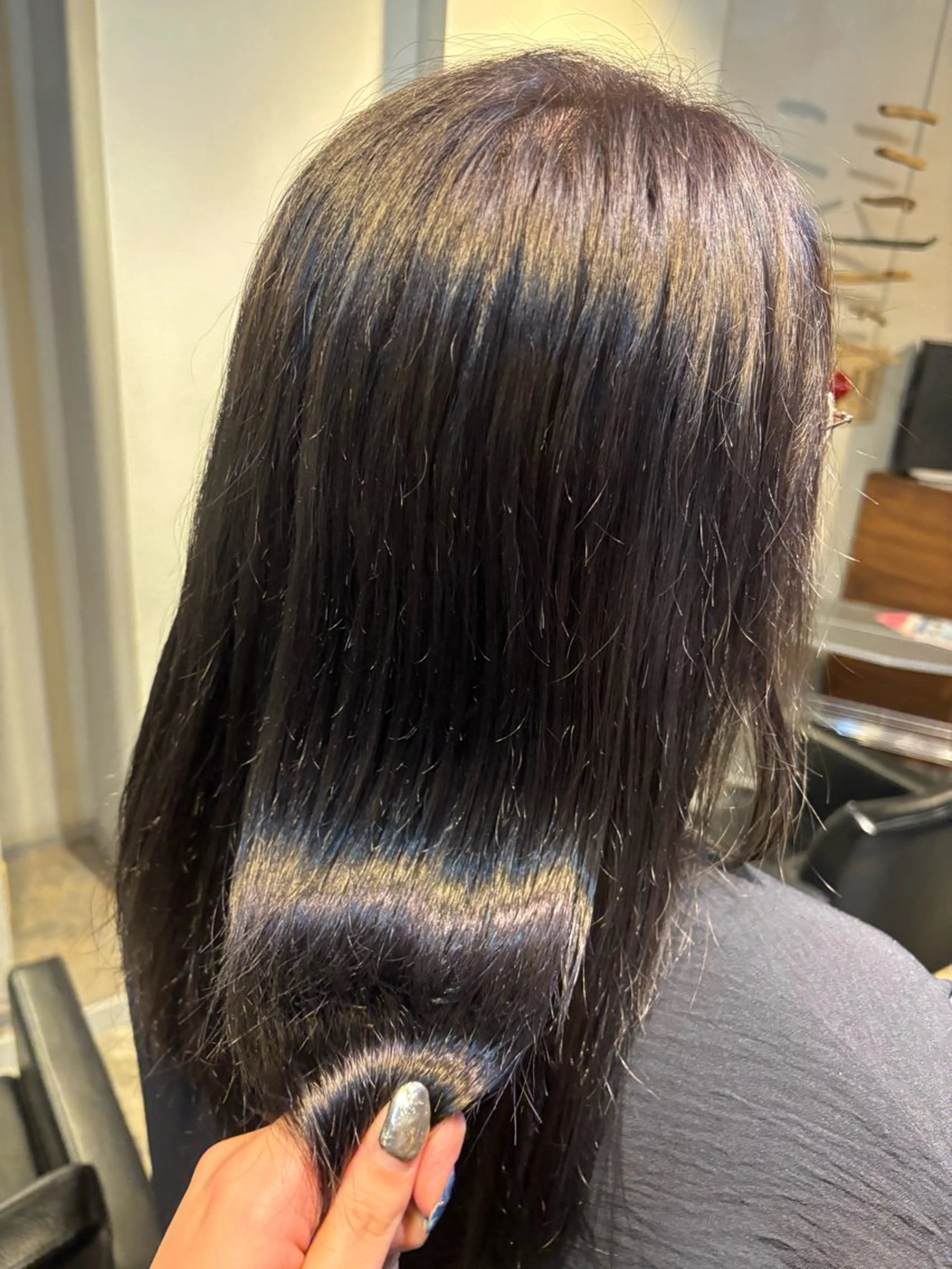 セミロング トリートメント ヘアカラー 松倉 沙奈のヘアスタイル