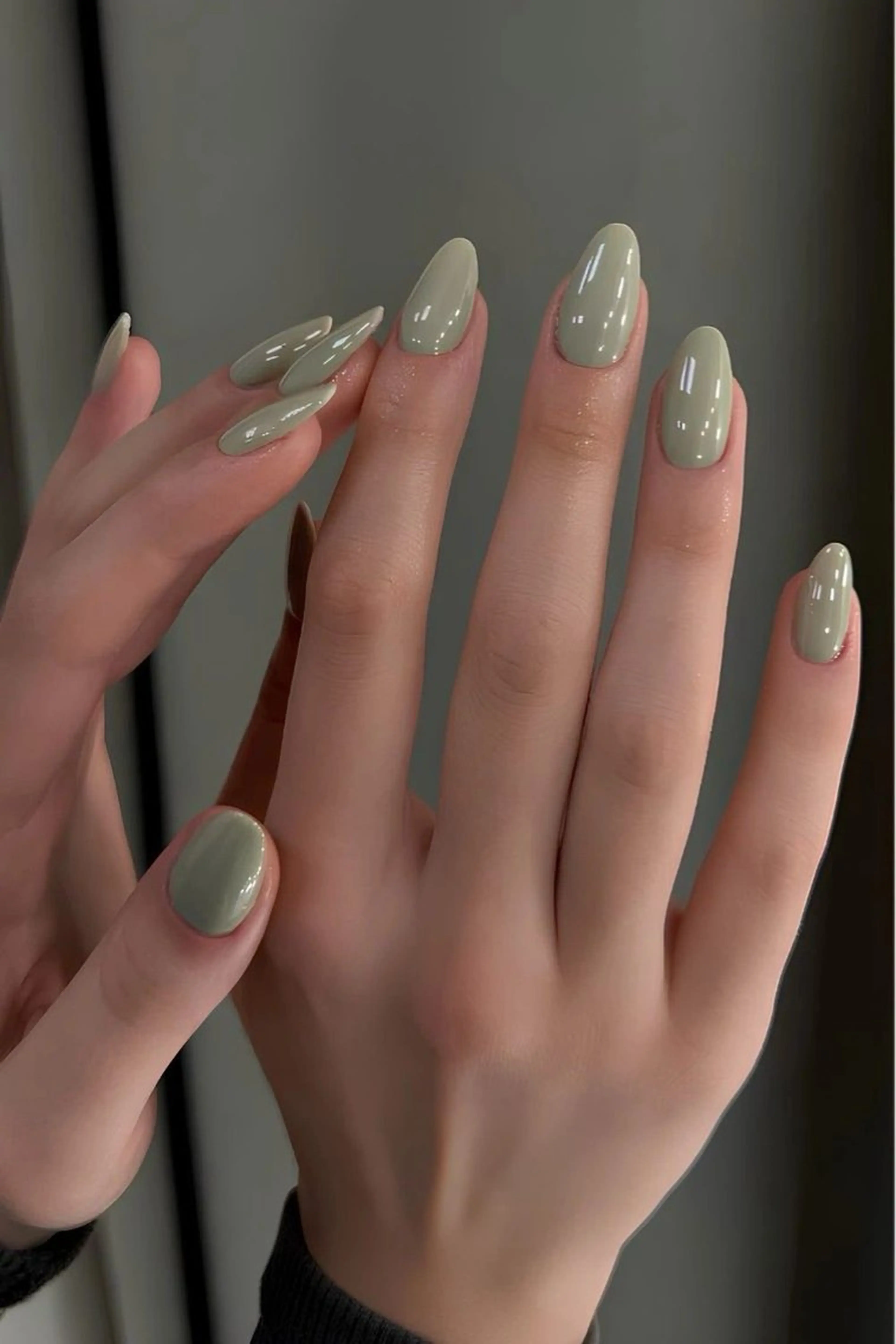 ネイル 韓国ネイル 持ち込み ニュアンスネイル ネイルチップ 冬ネイル RINN ANA.CHUOのネイルデザイン