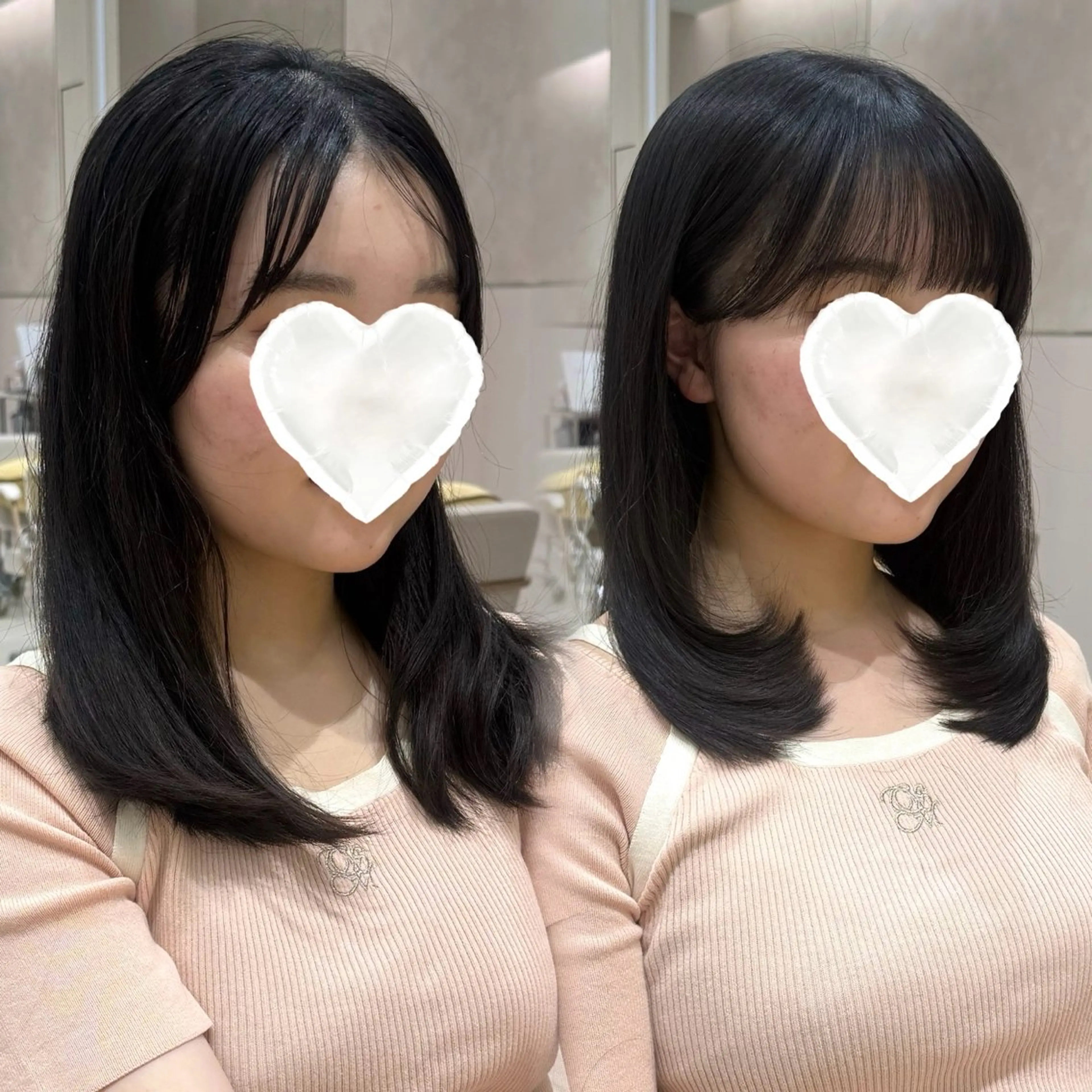 ミディアム カット トリートメント 内田 志乃のヘアスタイル