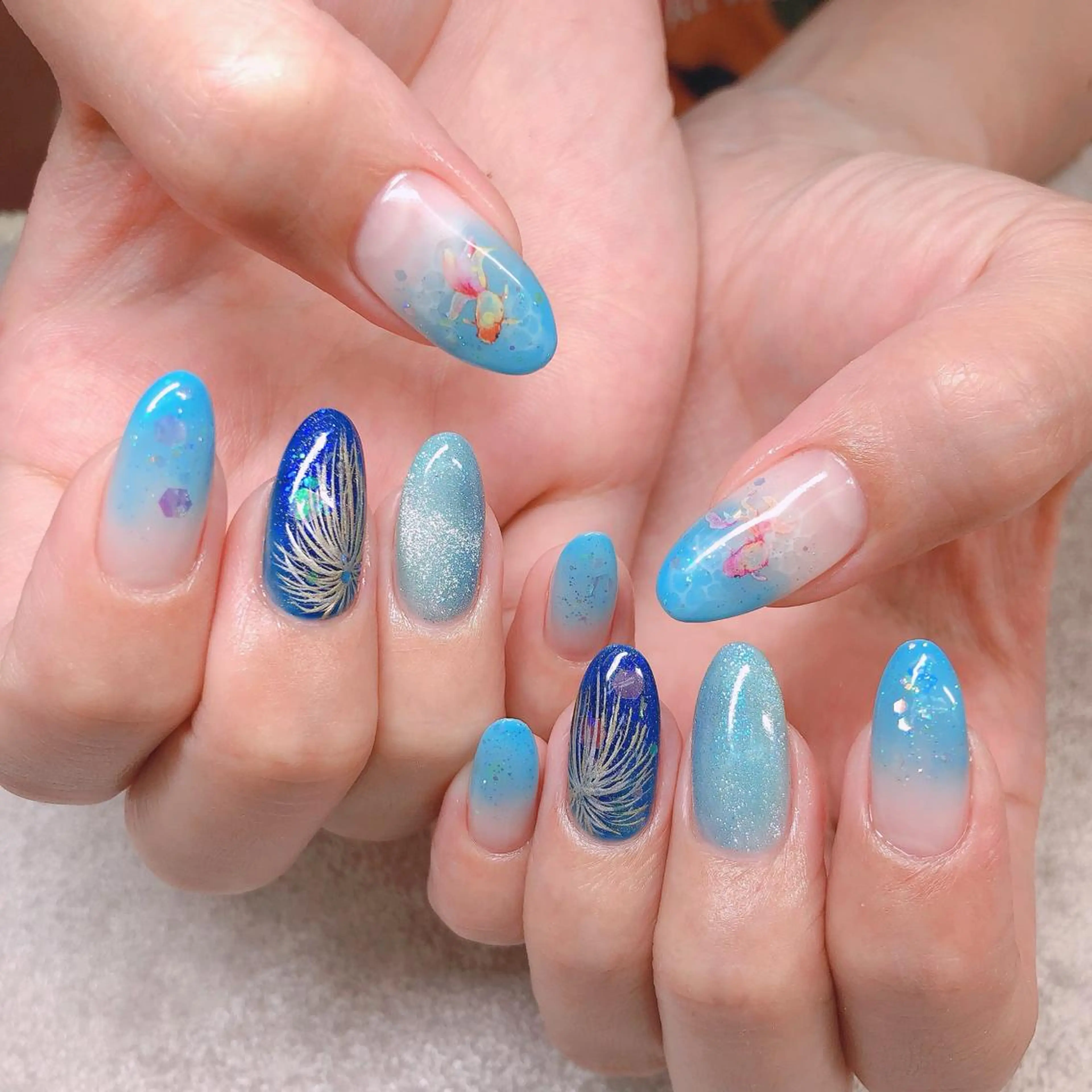 ネイル ハンドネイル フットネイル ナナイチゼロ I.Naoのネイルデザイン