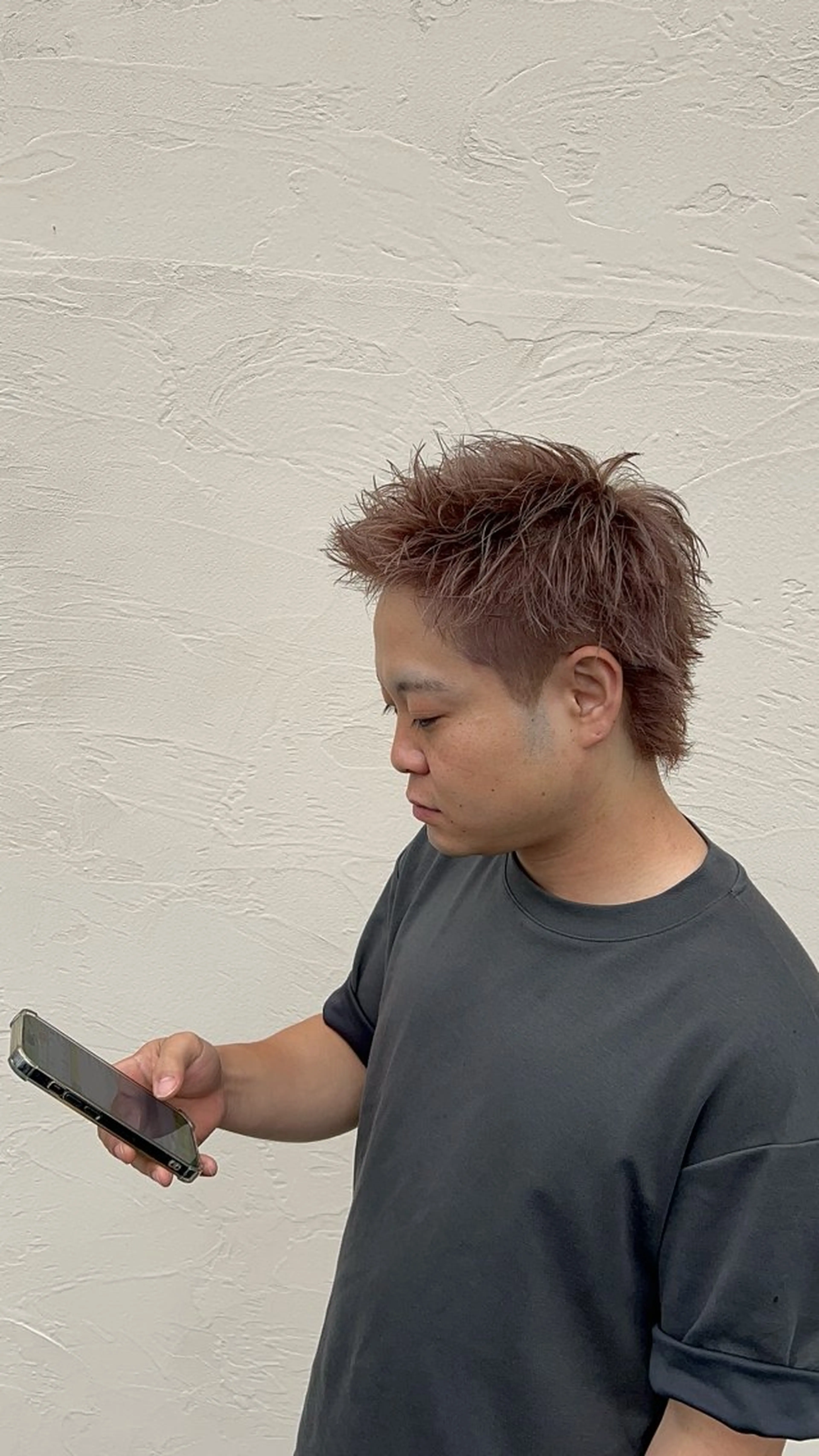 カラー メンズ メンズハイトーン スパイキーショート ハイトーンカラー 一宮/稲沢/あま市 /小林好裕のヘアスタイル