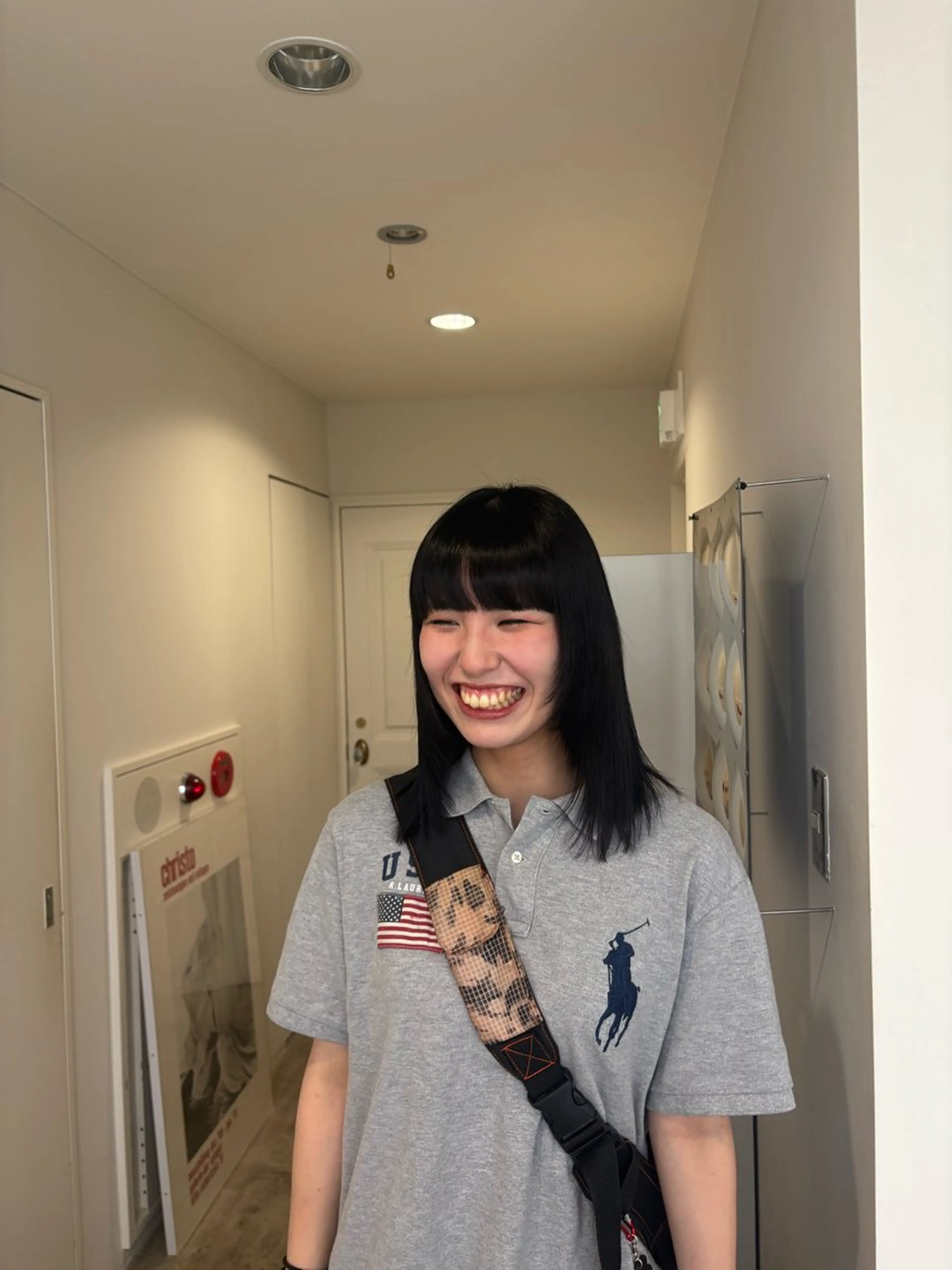 セミロング カット ヘアカラー トリートメント 髪質改善/レイヤー/ 大阪/ヨシノヒメカのヘアスタイル