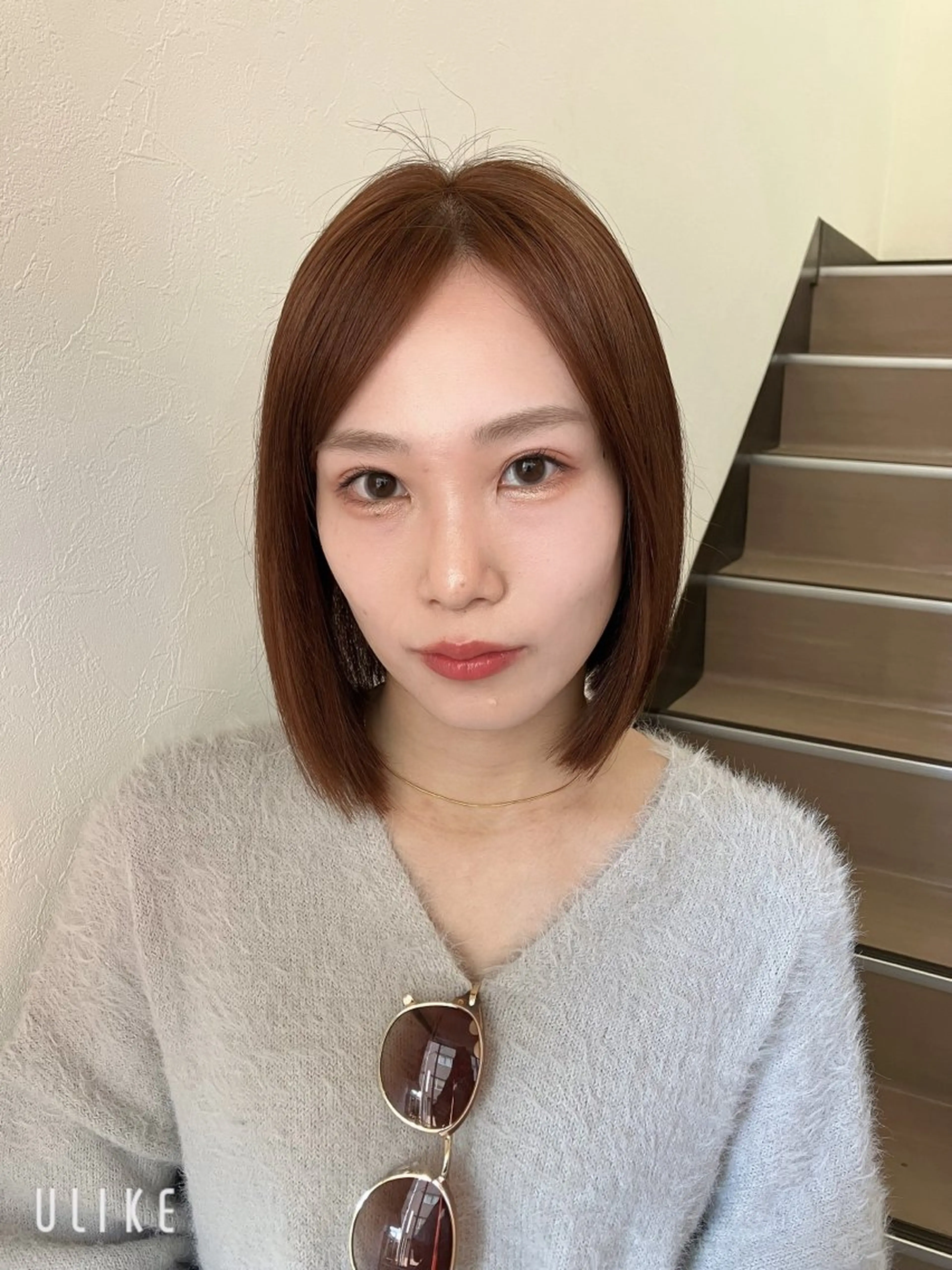 ミディアム 阿部 雲母のヘアスタイル