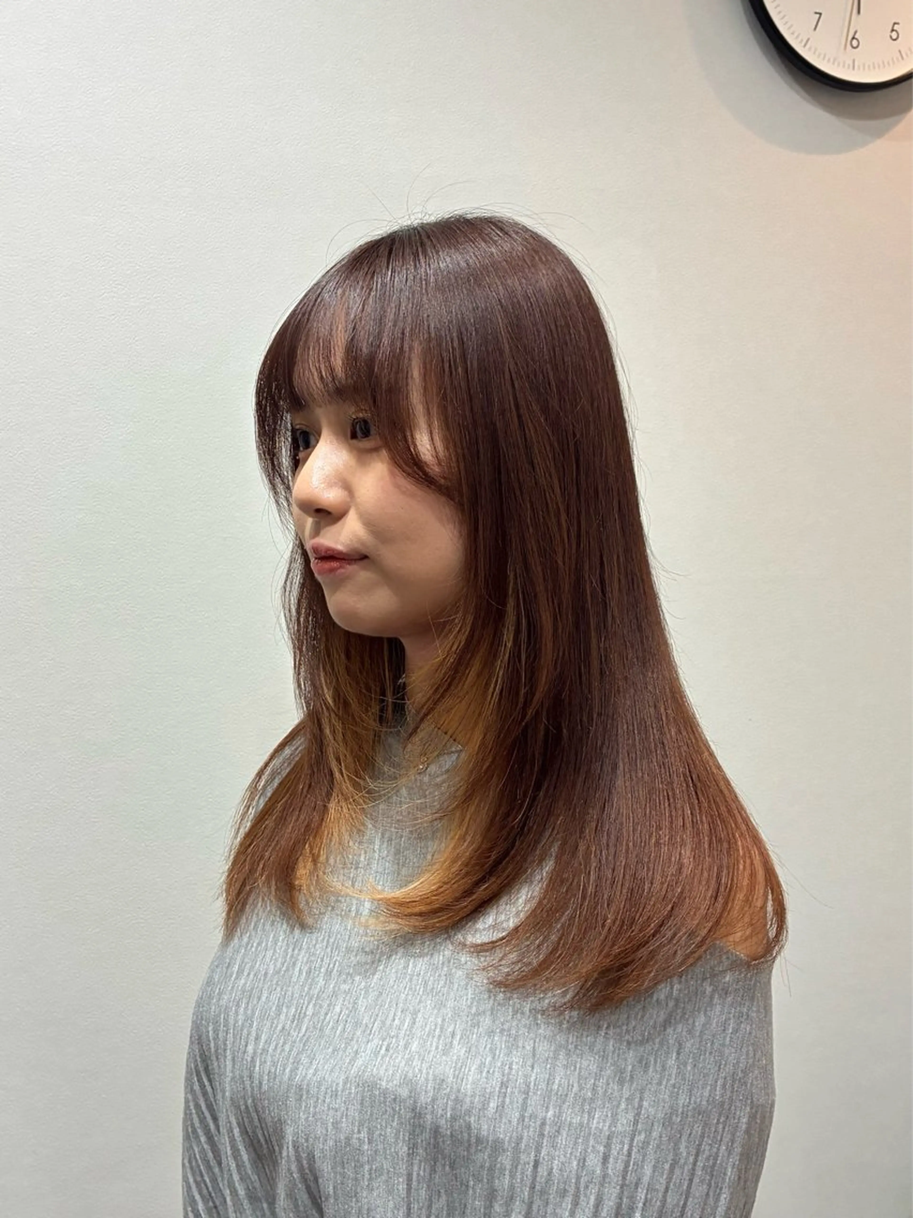 ミディアム 柴田真衣 /ナチュラル/半個室のヘアスタイル