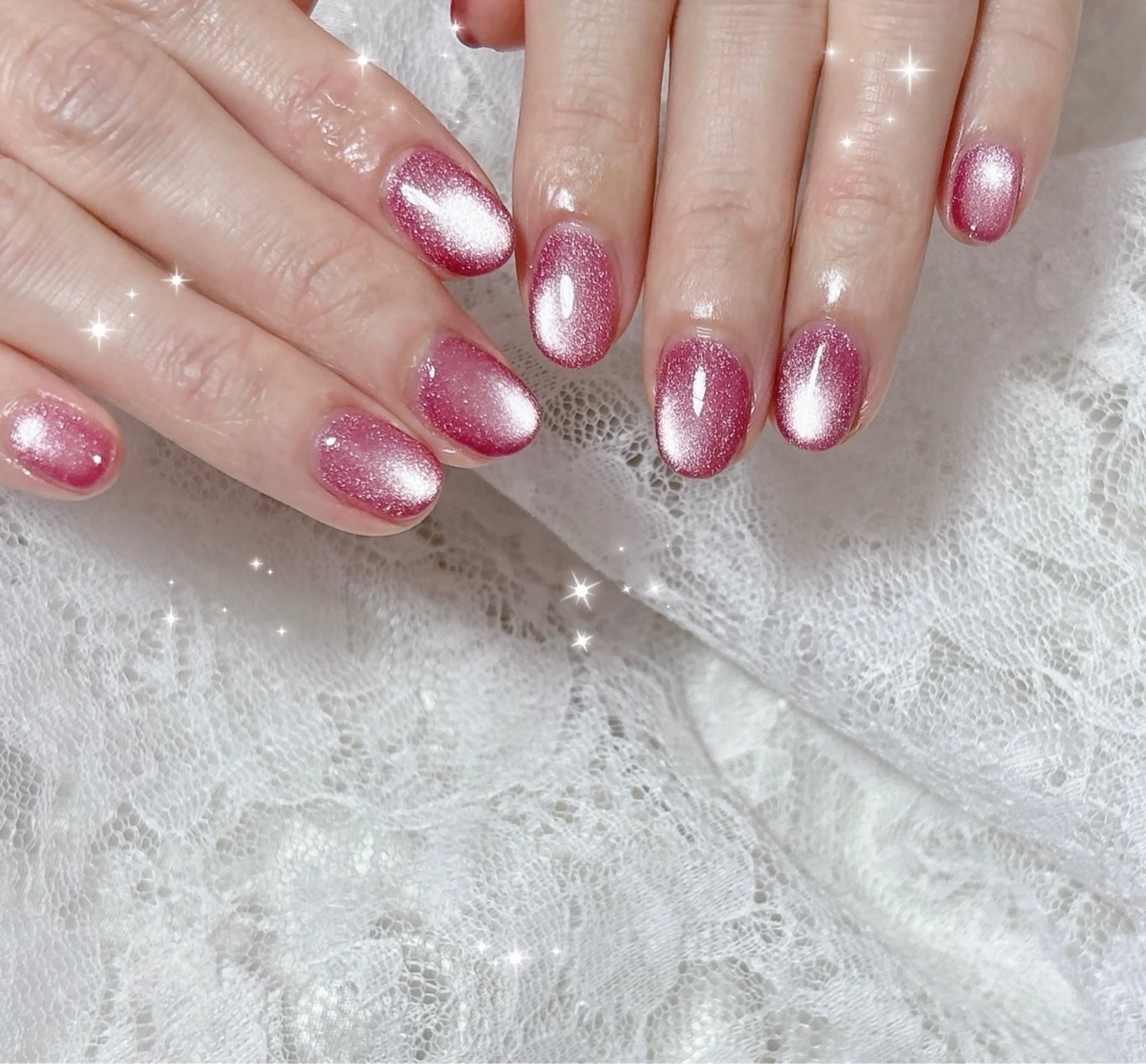 ネイル ピンク ハンドネイル FLARE NAIL フレアネイルのネイルデザイン