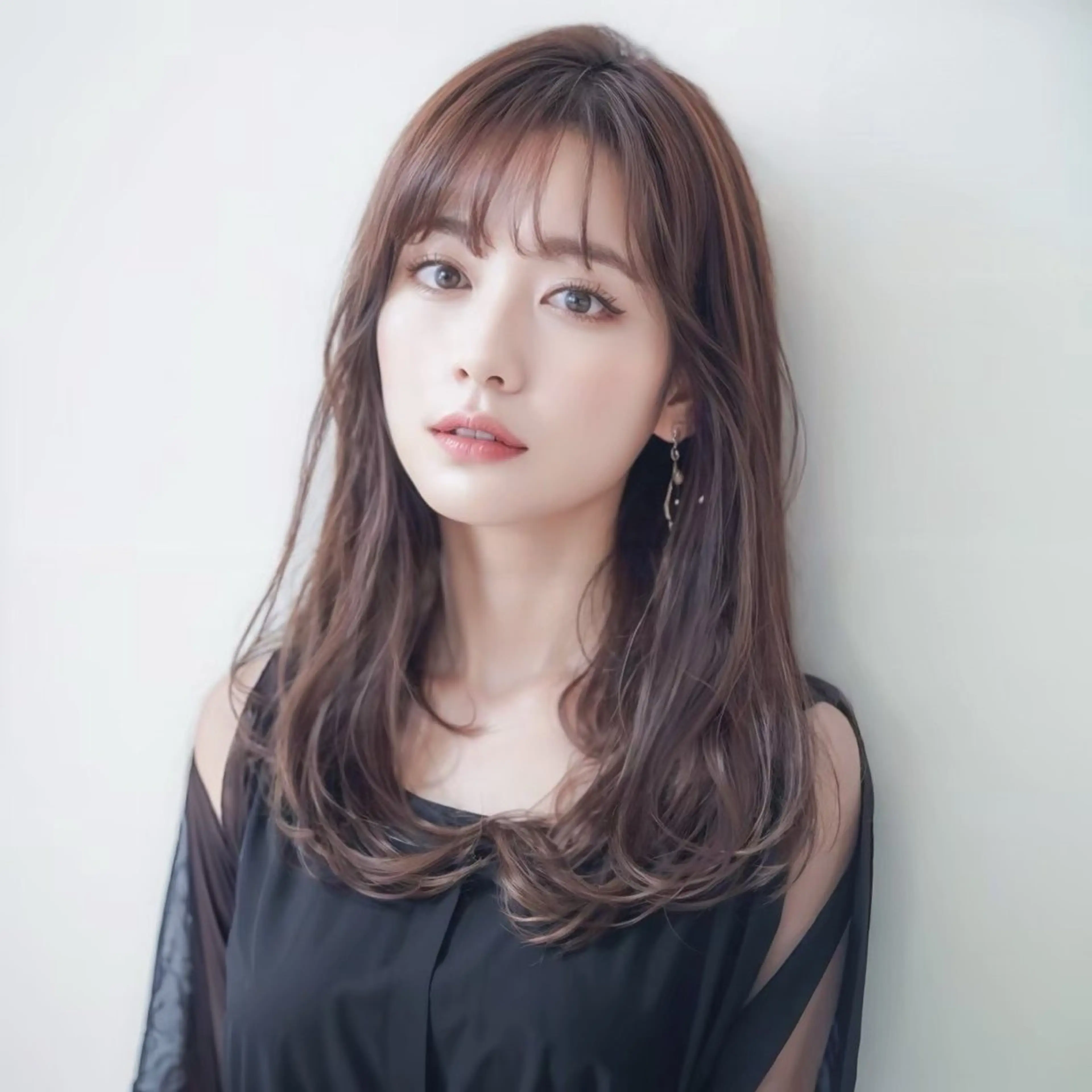 セミロング カット トリートメント puty.所属・レイヤー/縮毛矯正/ 顔周りカット/韓国のヘアスタイル