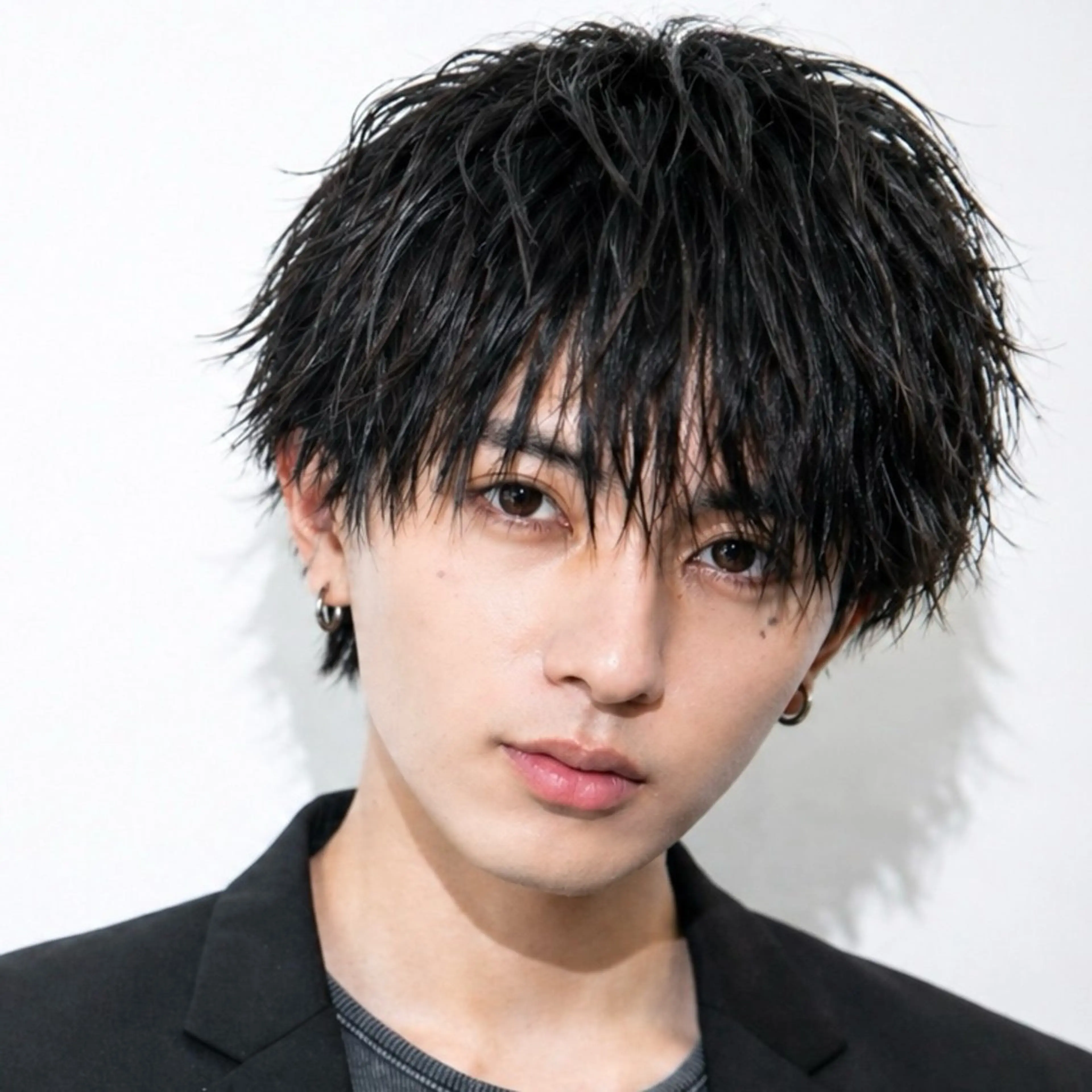 パーマ メンズ カット パーマ トリートメント 🌀朝1分でキマるメ ンズパーマ清水真之介のヘアスタイル