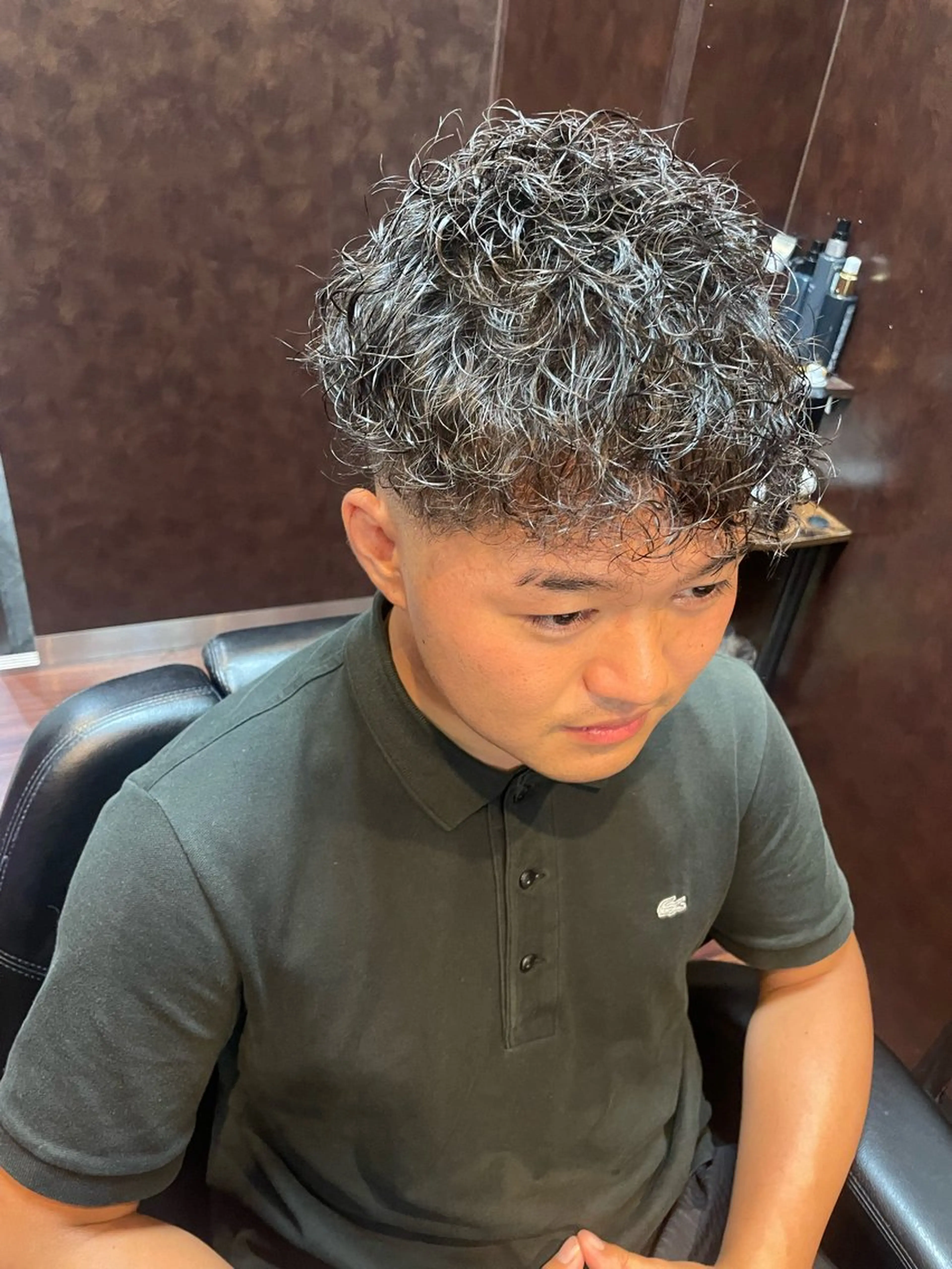 パーマ 染谷 翔のヘアスタイル