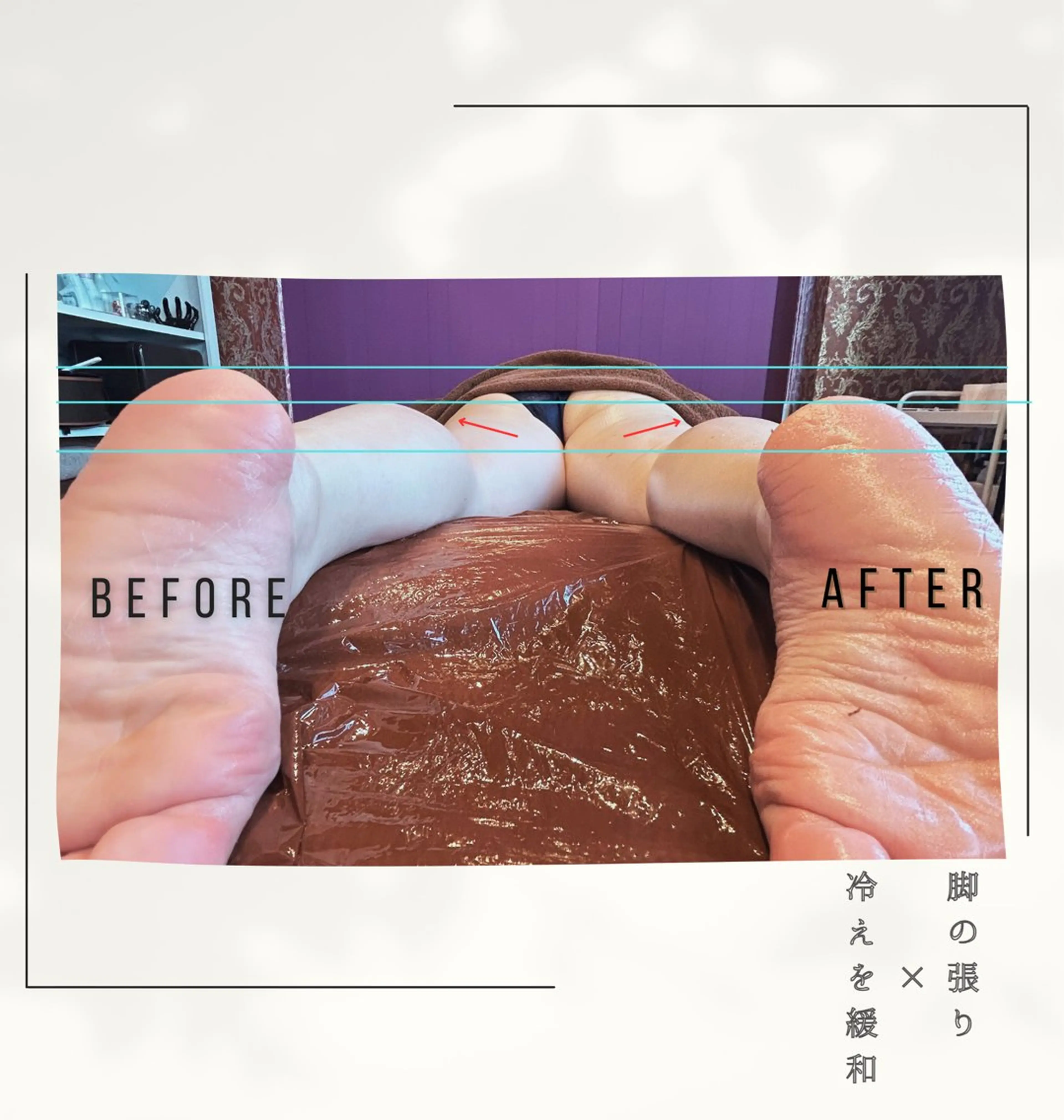 🐾【浮腫みに💡】すっきりリフレクソロジー(足裏～太ももまで) 70分🩰꙳の写真