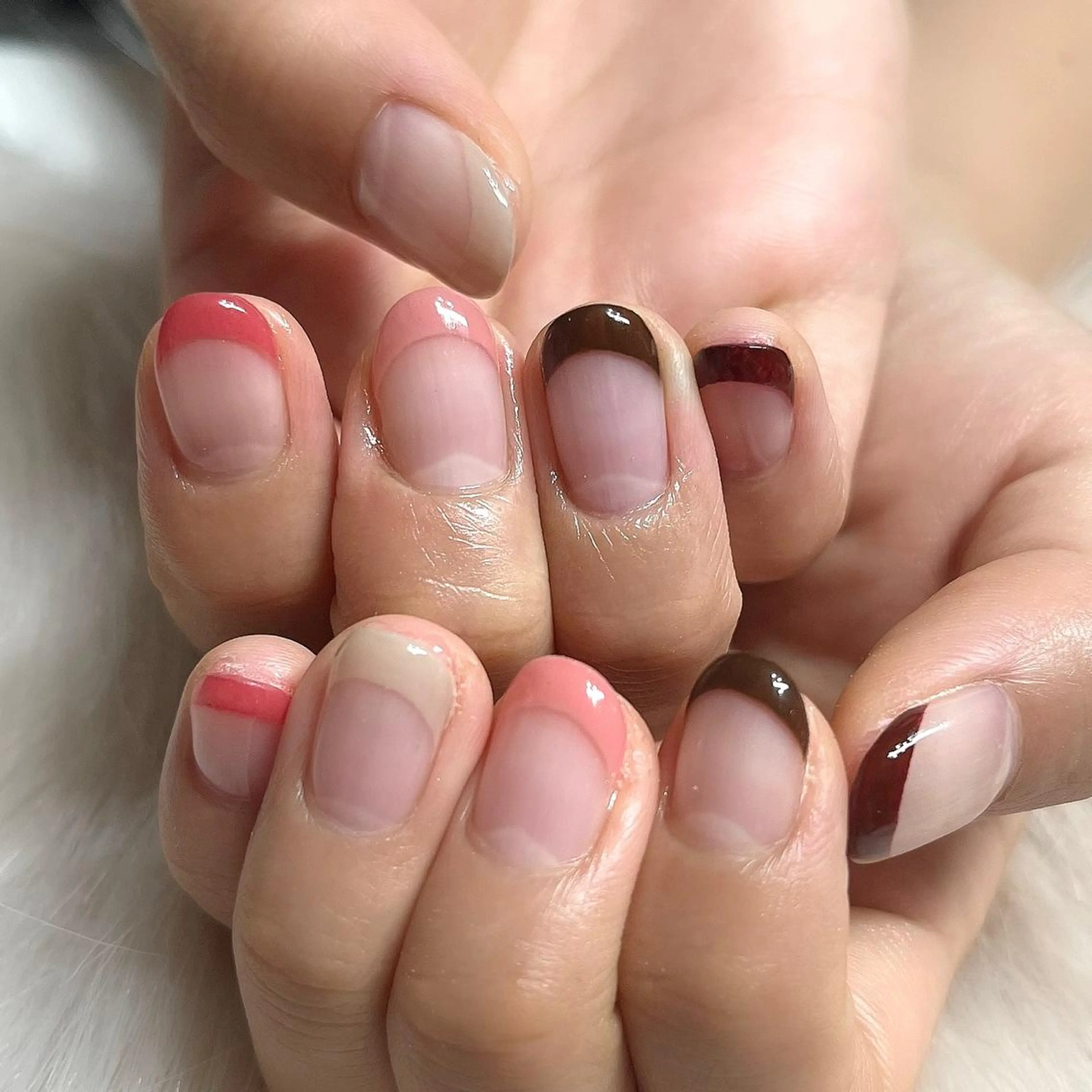 ネイル フレンチネイル Nail Salon Momoのネイルデザイン