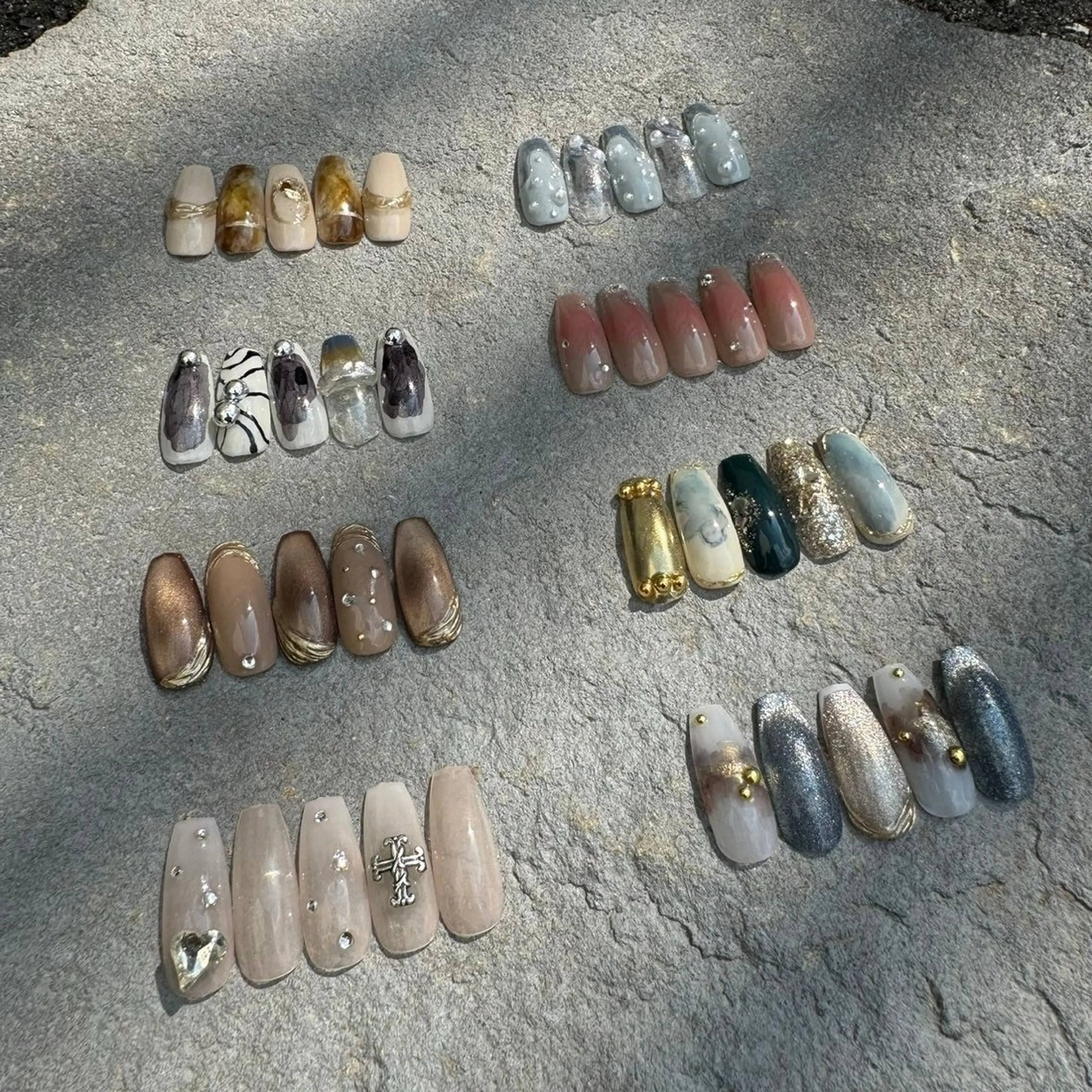 ネイル ハンドネイル Aya W【放出店】のネイルデザイン