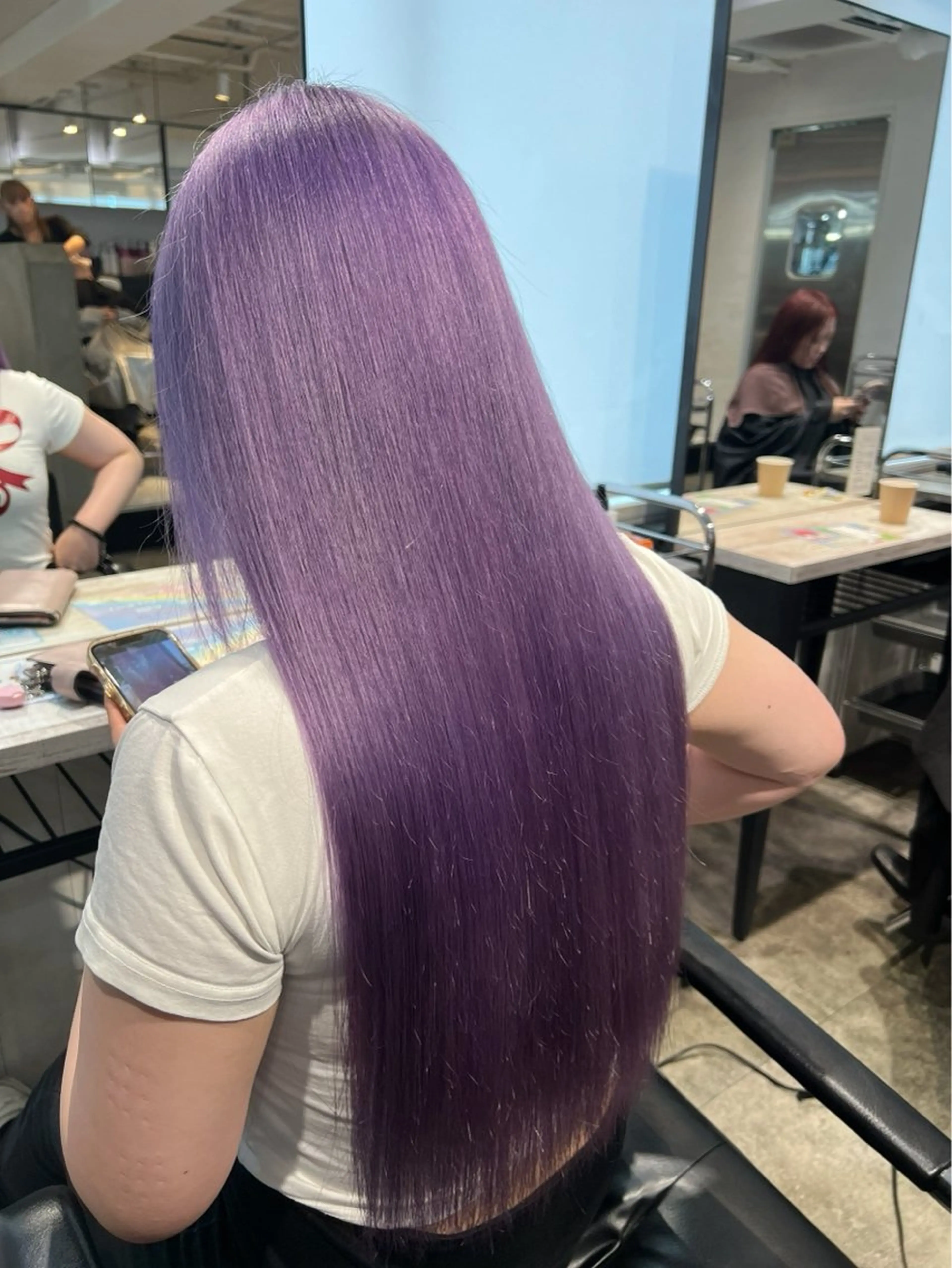 🦄ピンク🌸ダブルカラー+トリートメント🦄の写真