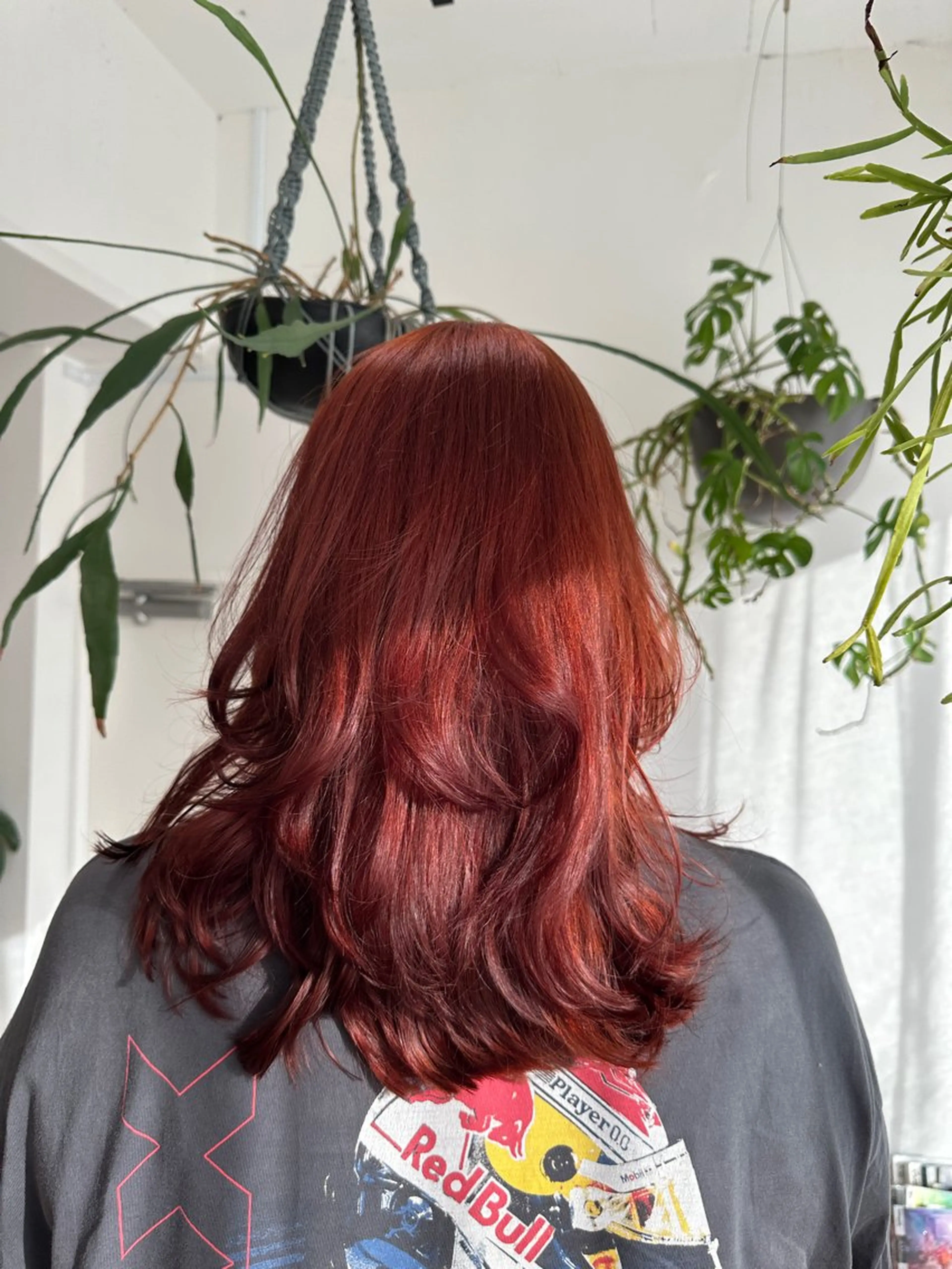 ミディアム 切りっぱなし/髪質 改善矯正/さやか🫧のヘアスタイル