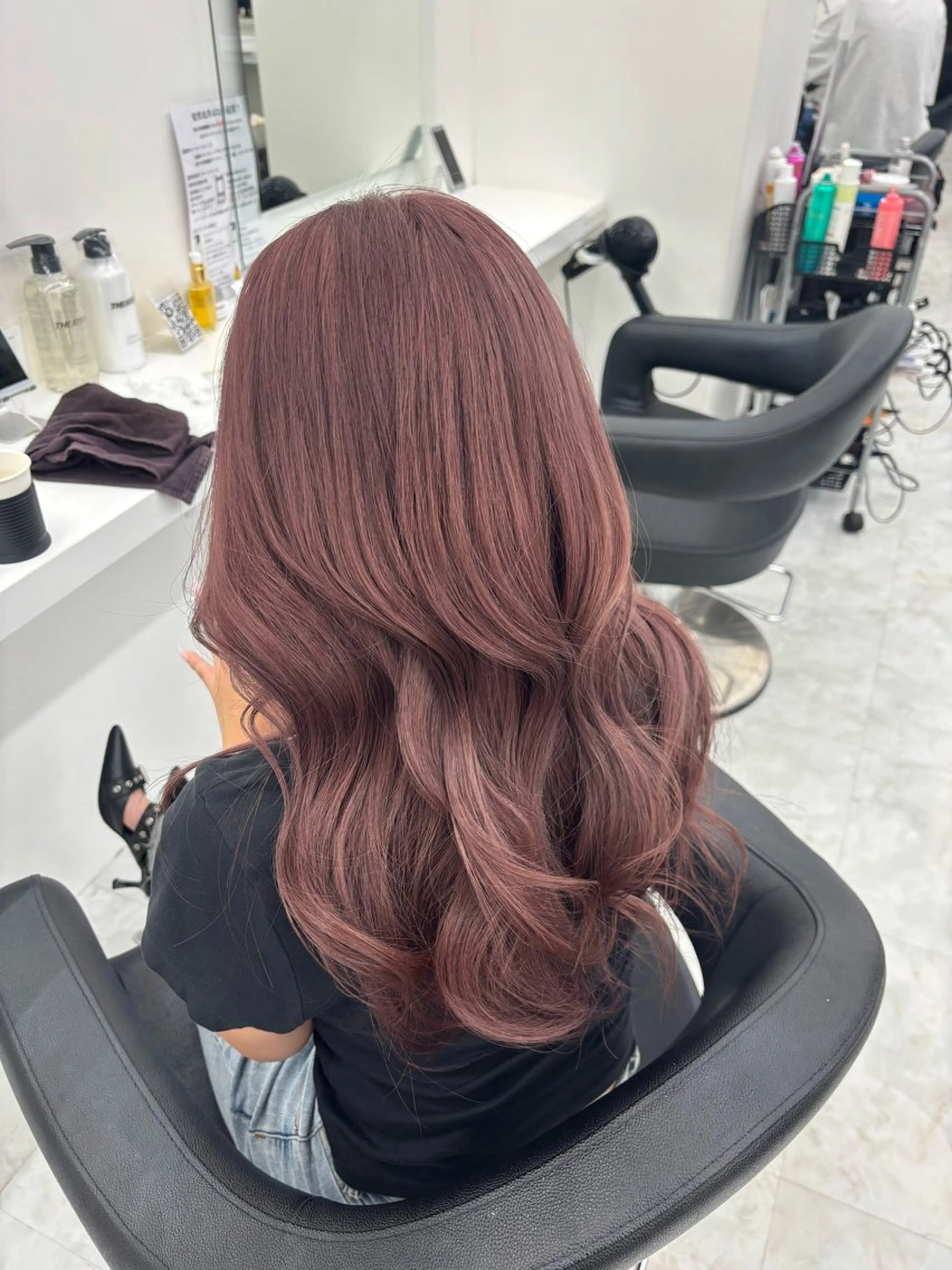 カラー かわいい艶髪🤍 れいな🤍のヘアスタイル