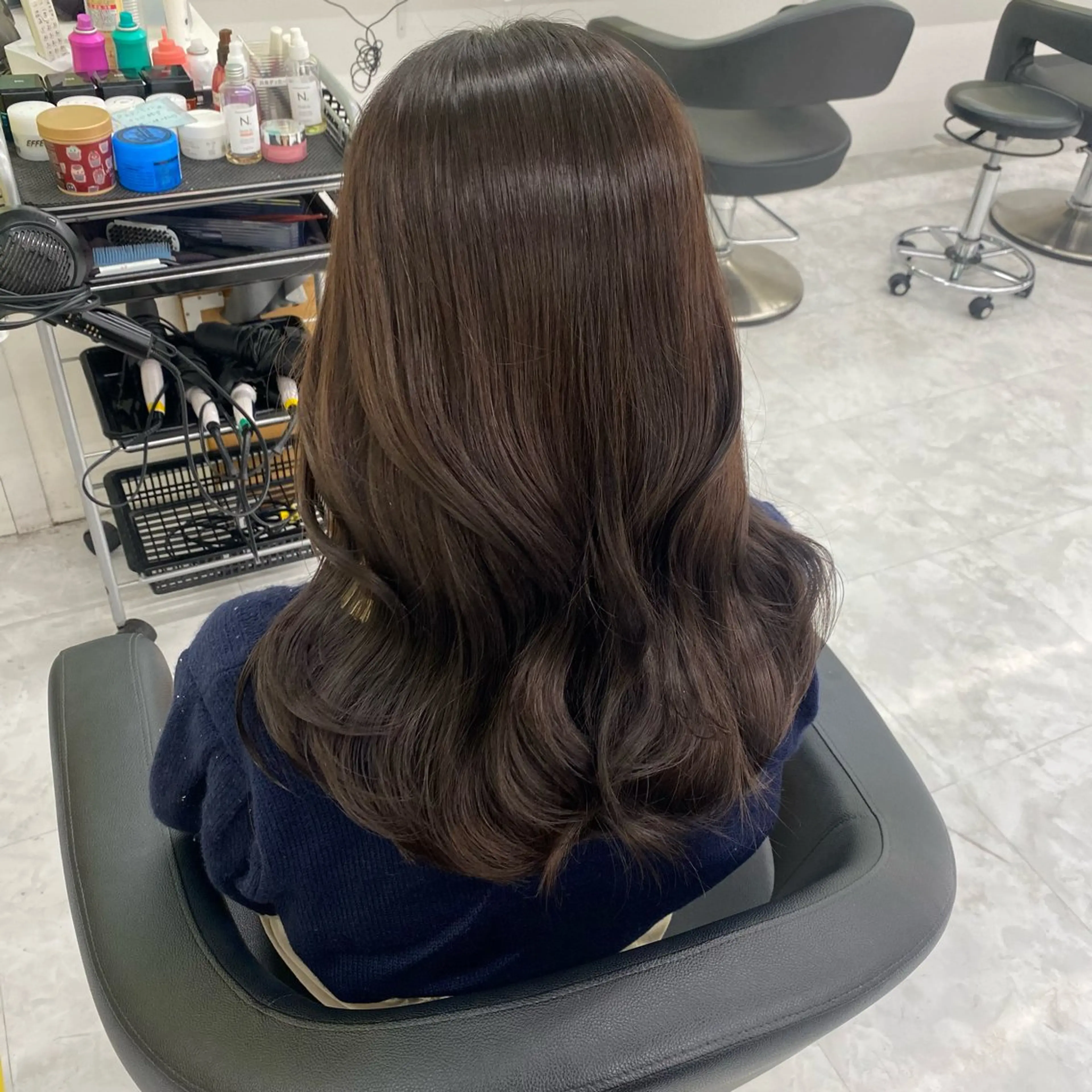 ミディアム カラー パーマ ヘアアレンジ メンズ キッズ メンズブリーチ ブリーチ ブラウンカラー 透明感カラー ココアブラウン ヘアカラー Lumo所属・💖横浜ブリーチなし 💖MIHOのヘアスタイル