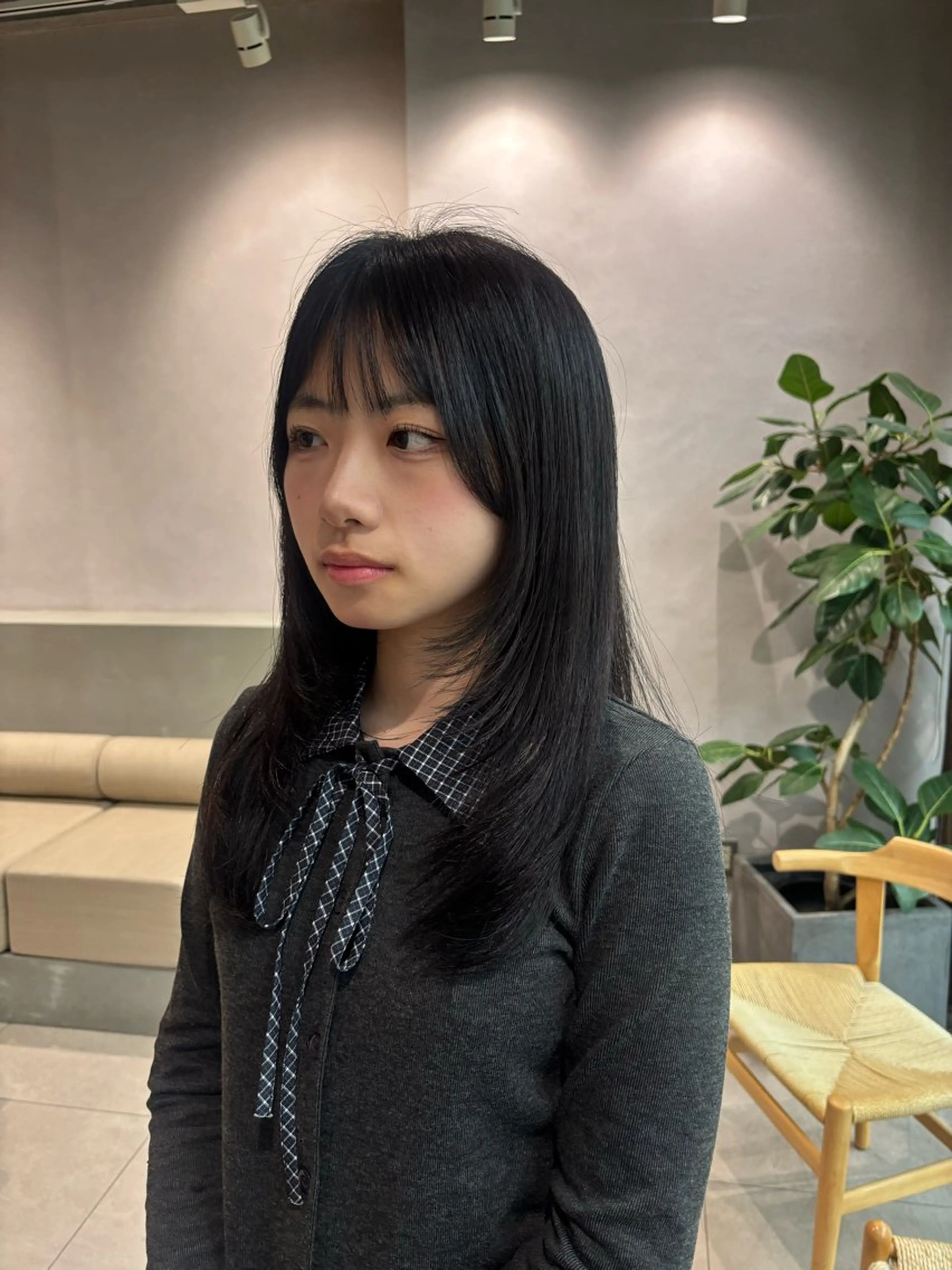 セミロング ヘアカラー トリートメント 艶髪໒꒱/透明感 カラー🍀_そら🪽のヘアスタイル